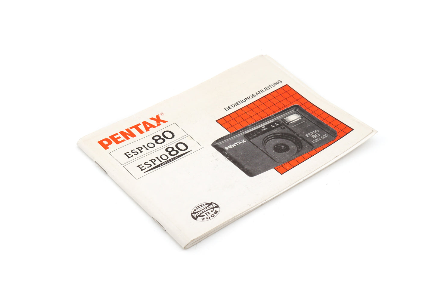Pentax Espio 80 / 80 Quartz Date Instructions - Accessory