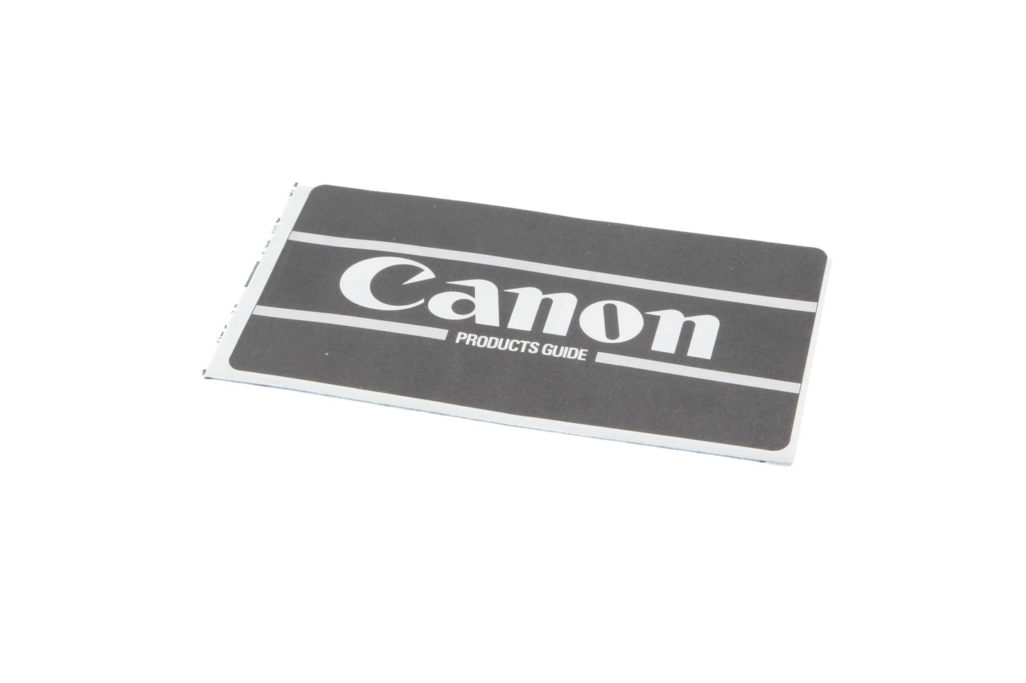 Canon Products Guide