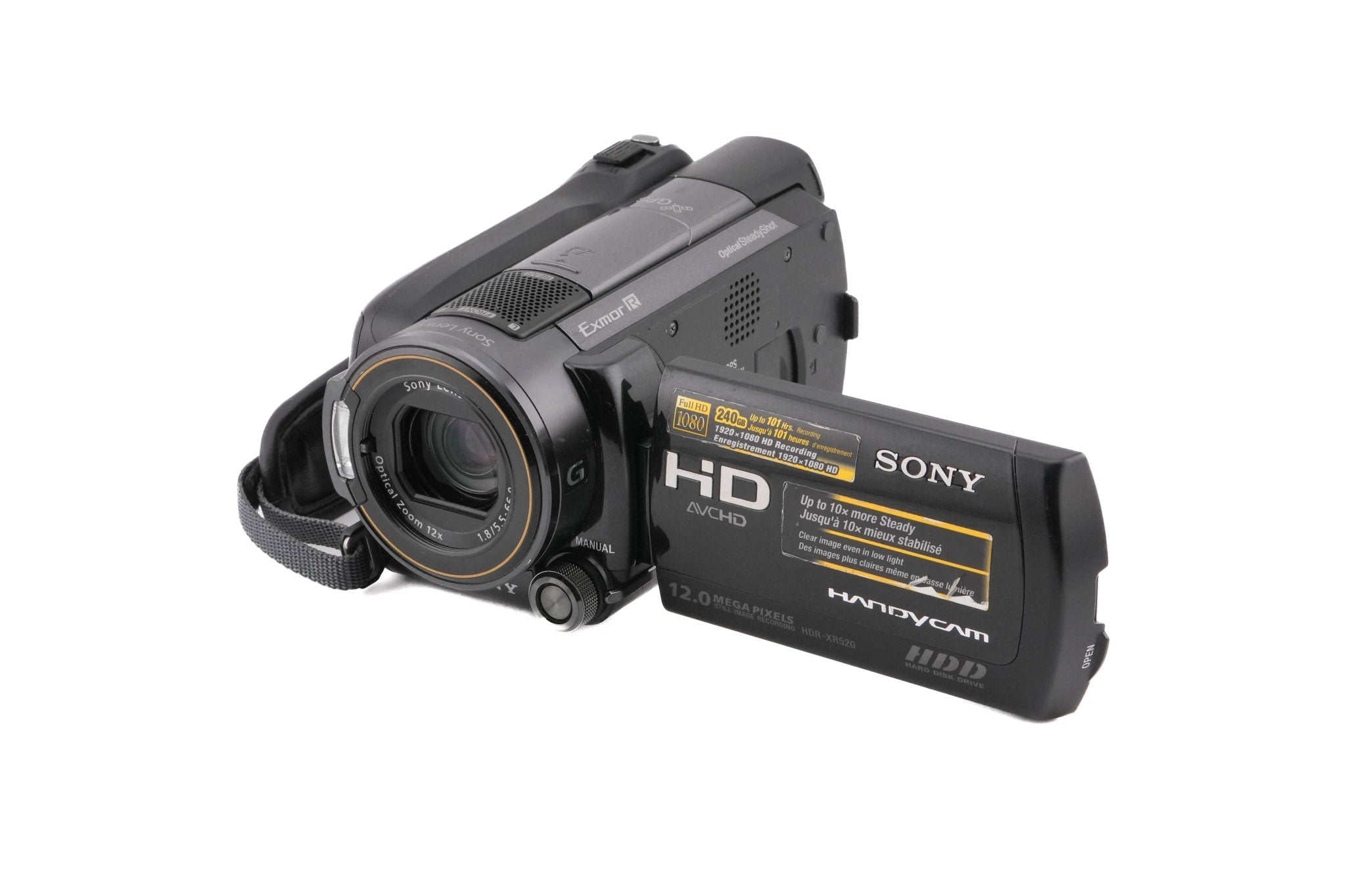 Sony HDR-XR520 + ECM-HGZ1 Gun Zoom Microphone + VCL-HGA07 0.7x