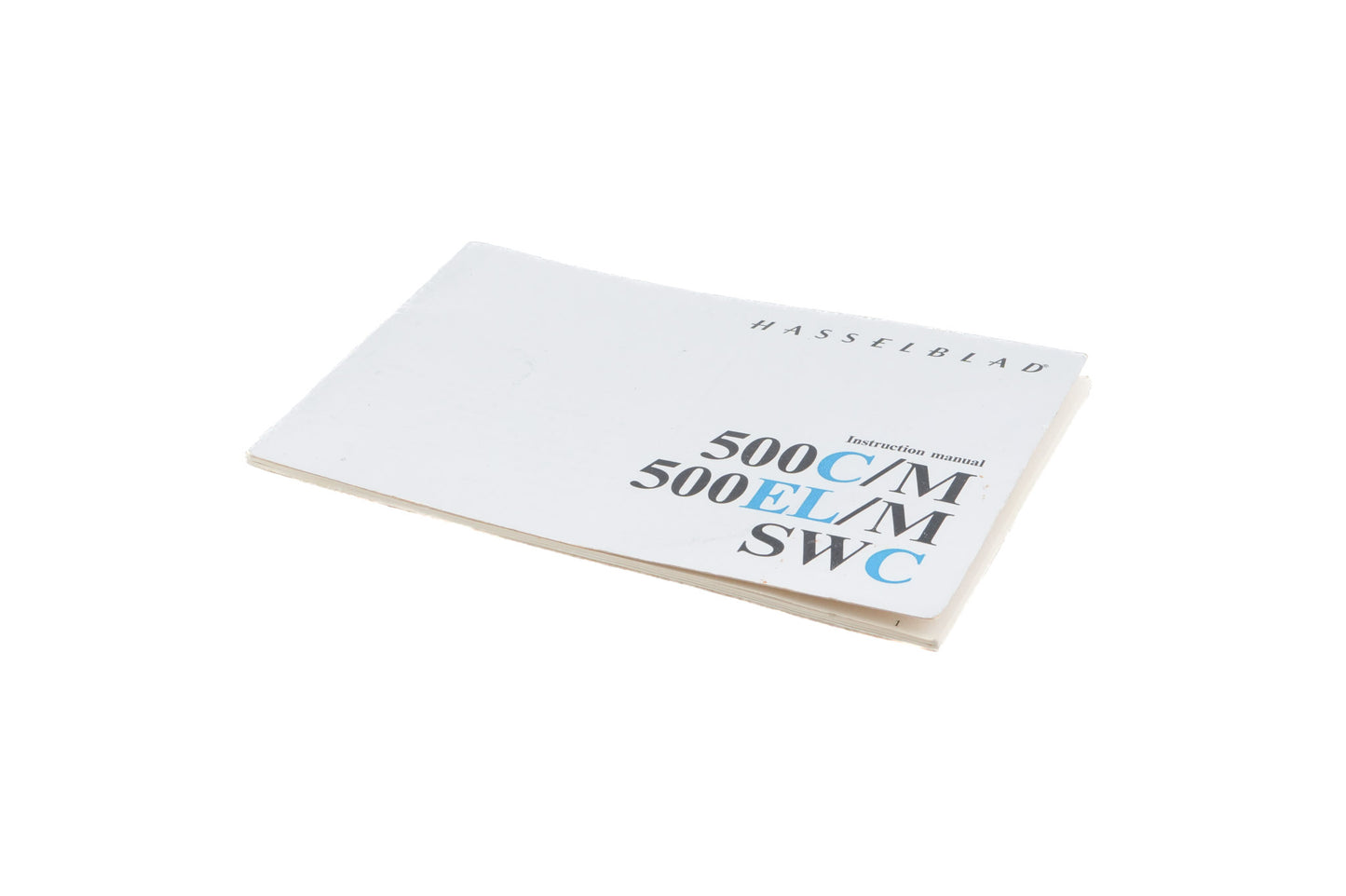 Hasselblad 500C/M / 500EL/M / SWC Instructions