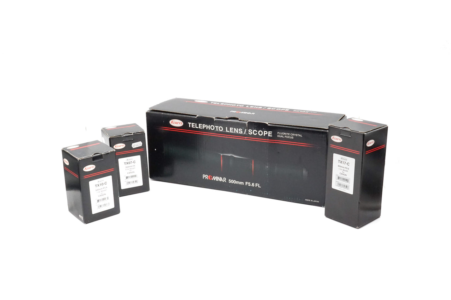Kowa 500mm f5.6 FL Prominar + TX10-C Teleconverter + TX17-C Teleconverter + TX07-C Teleconverter