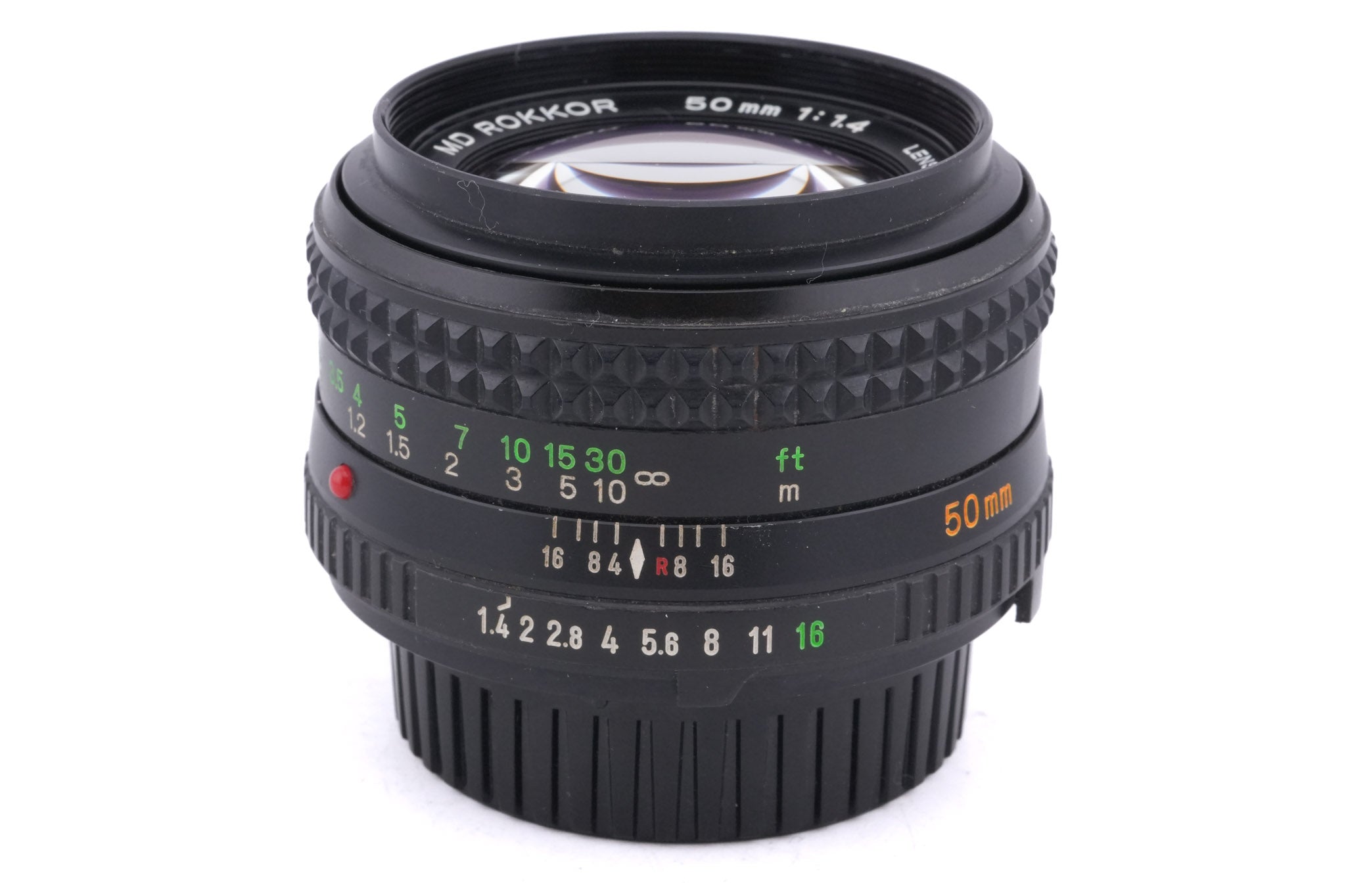 Minolta MD Rokkor 50mm f1.4 完動極美品 Minolta 50mm f1.4 MD Rokkor - Lens – Kamerastore