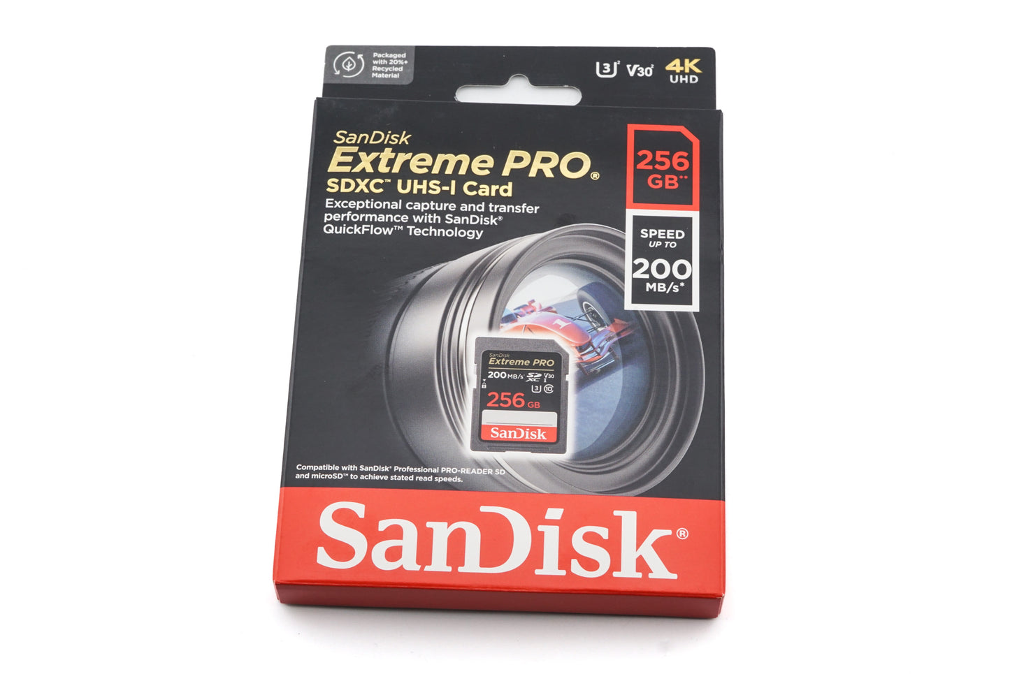 Sandisk 256 GB SDXC Card Extreme Pro UHS-I (200 MB/S) - Accessory