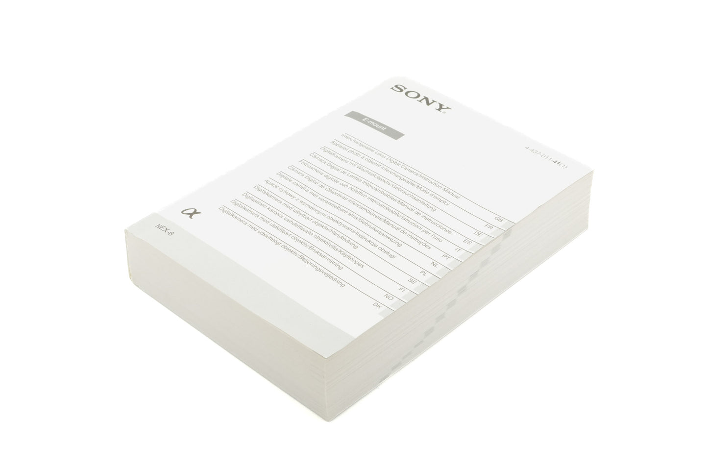 Sony NEX-6 Instructions - Accessory