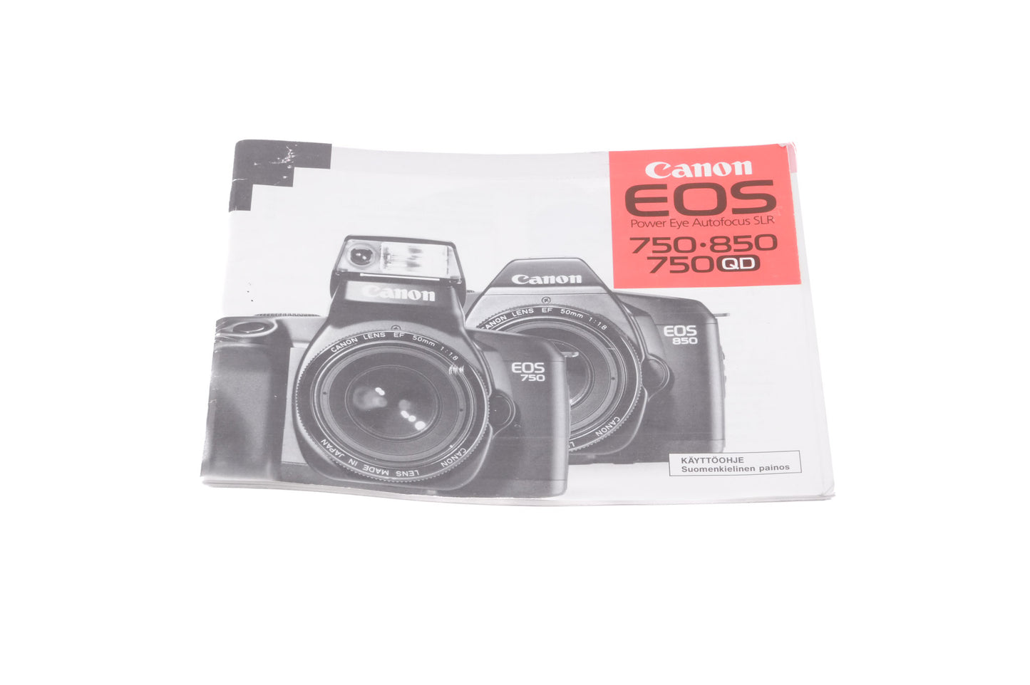 Canon EOS 750, 850, 750QD Instructions