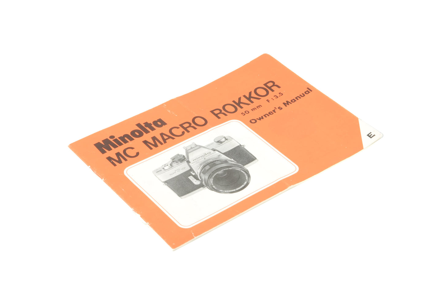 Minolta 50mm f3.5 MC Macro Rokkor Instructions