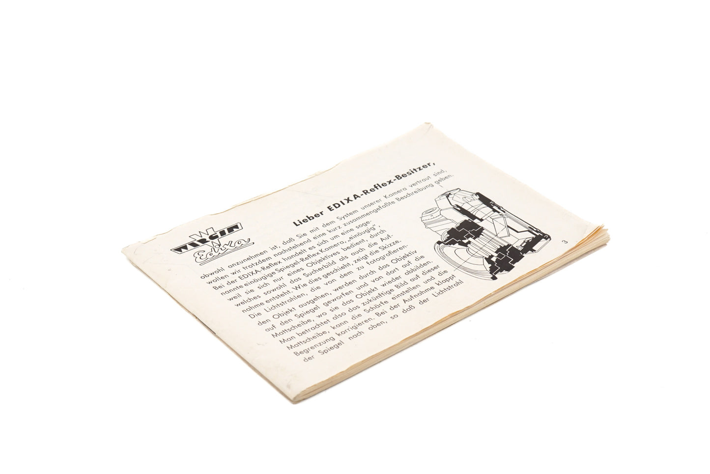 Edixa Reflex A Instructions - Accessory