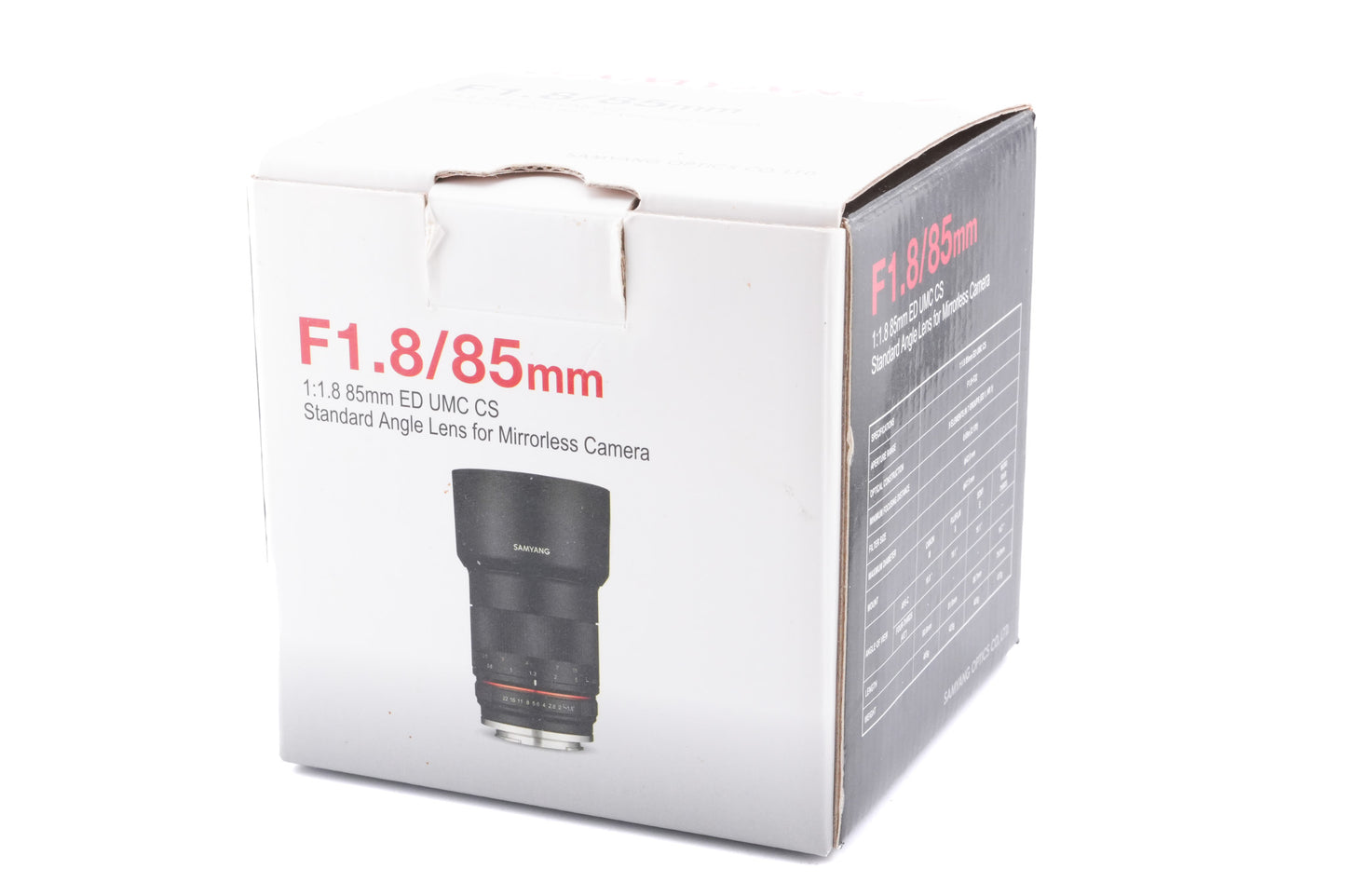 Samyang 85mm f1.8 ED UMC CS