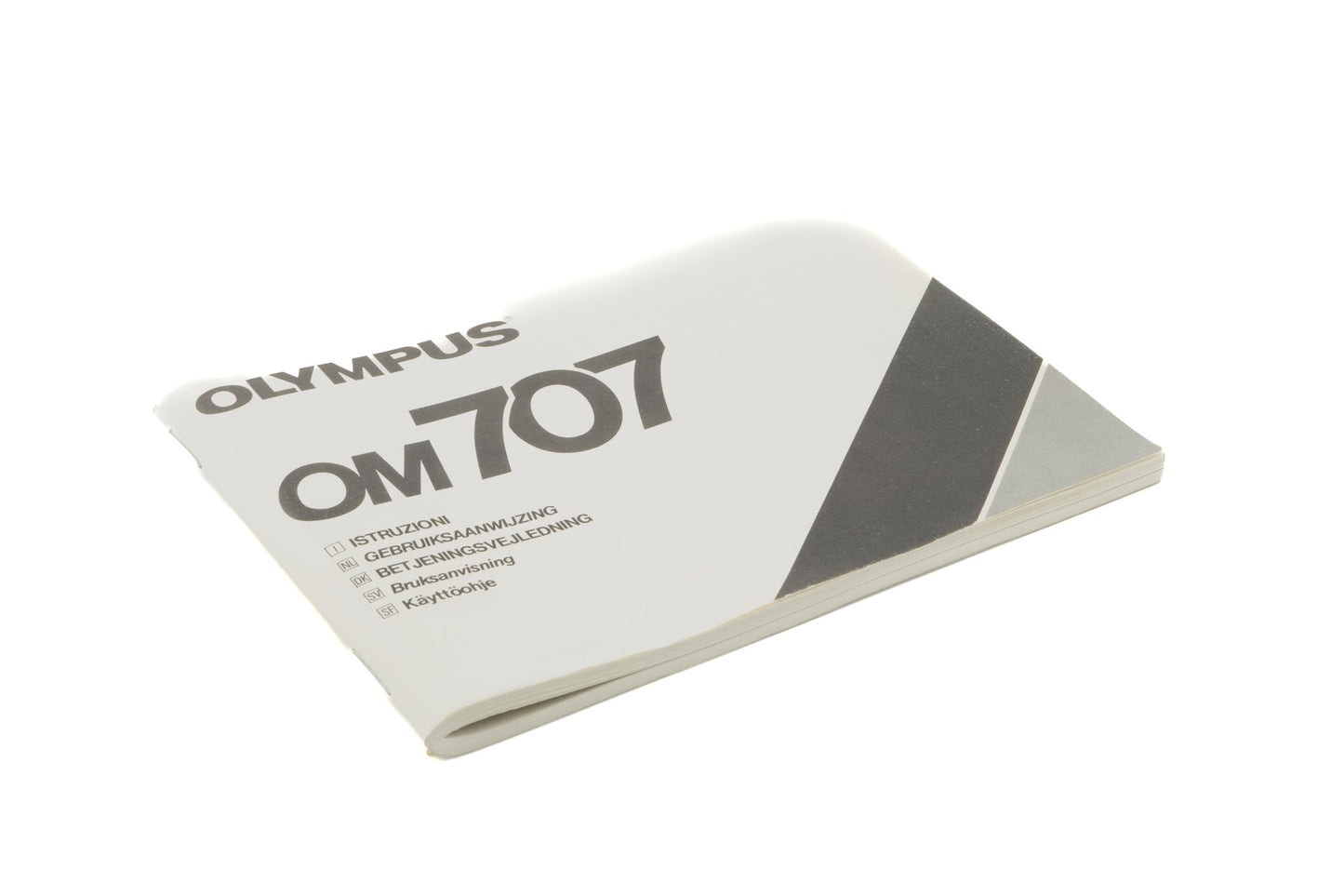 Olympus OM707 Instructions