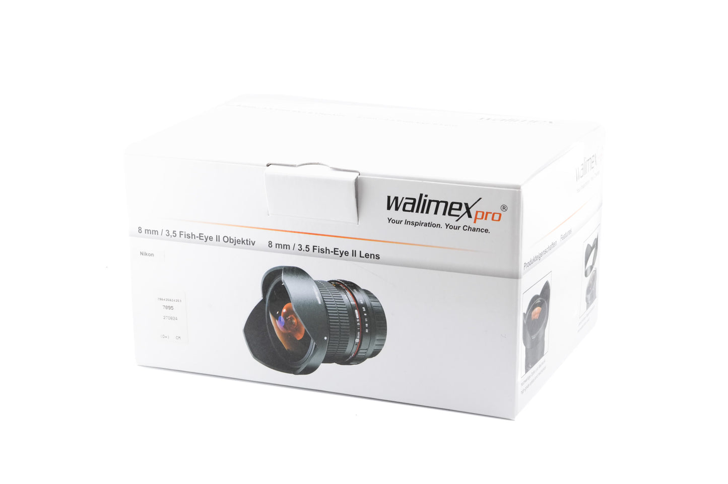 Walimex 8mm f3.5 Fish-Eye CS II UMC