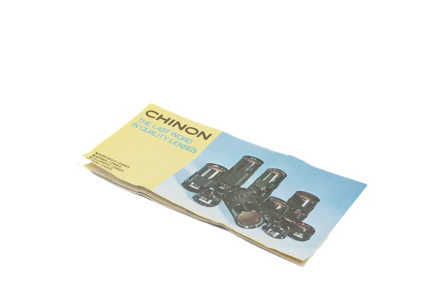 Chinon Lens Brochure - Accessory