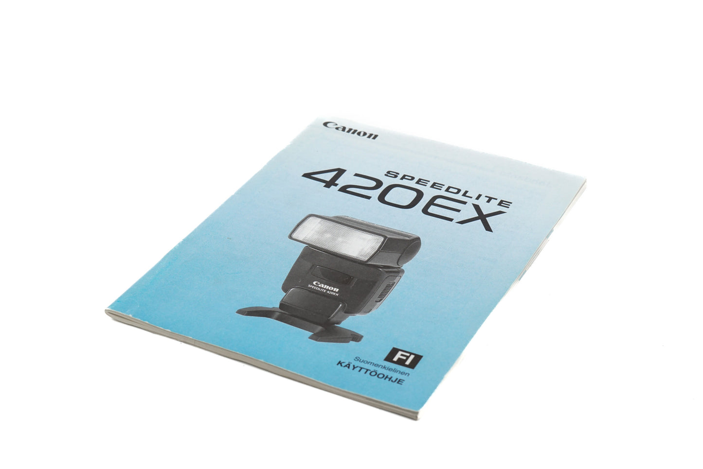 Canon 420EX Speedlite Instructions