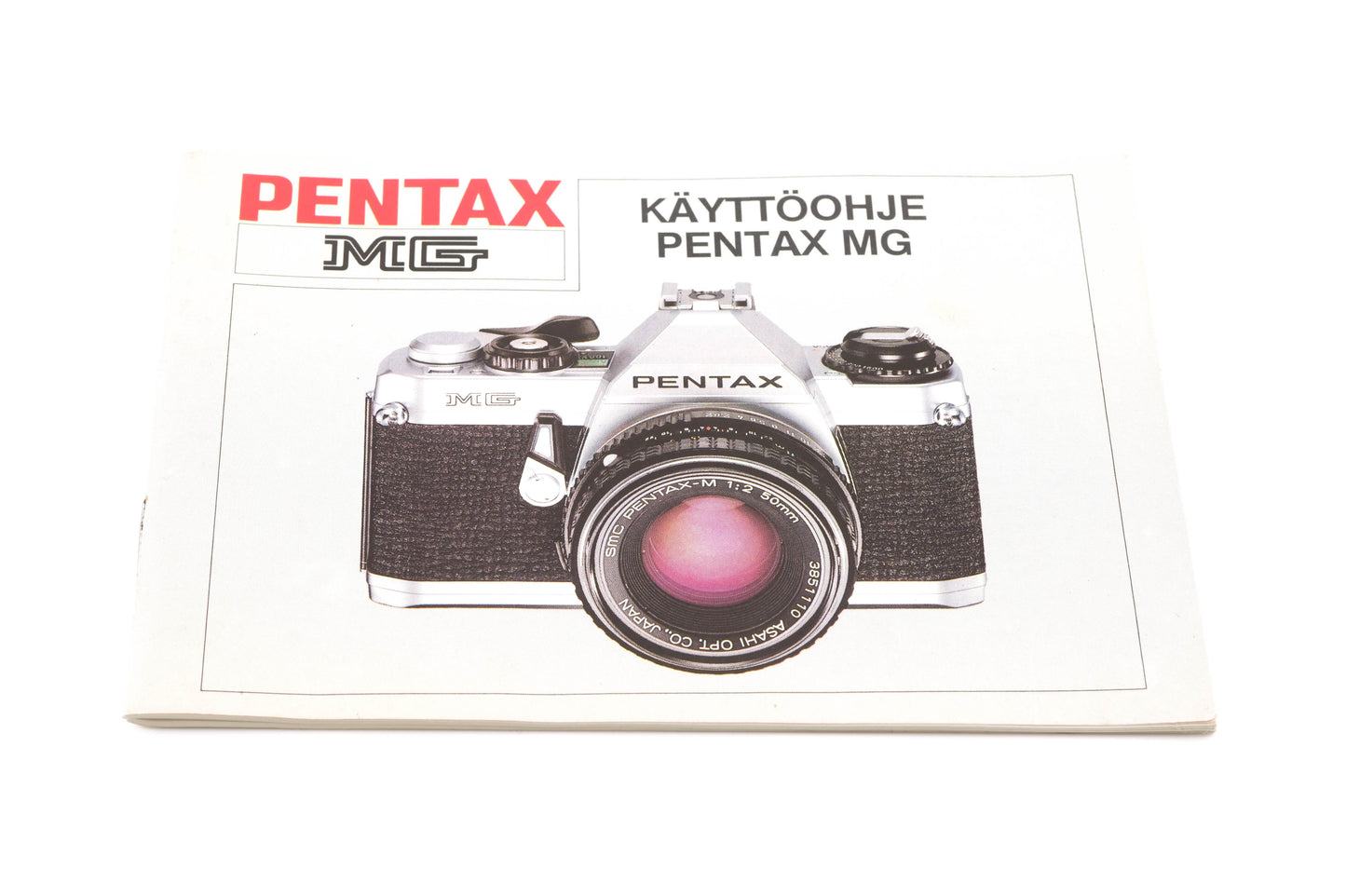 Pentax MG Instructions
