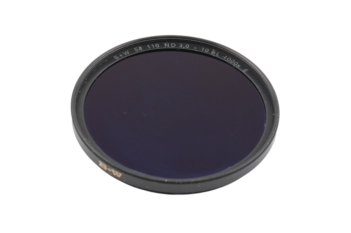 B+W 58mm Neutral Density Filter 110 ND 3,0 - 10 BL 1000x E - Accessory