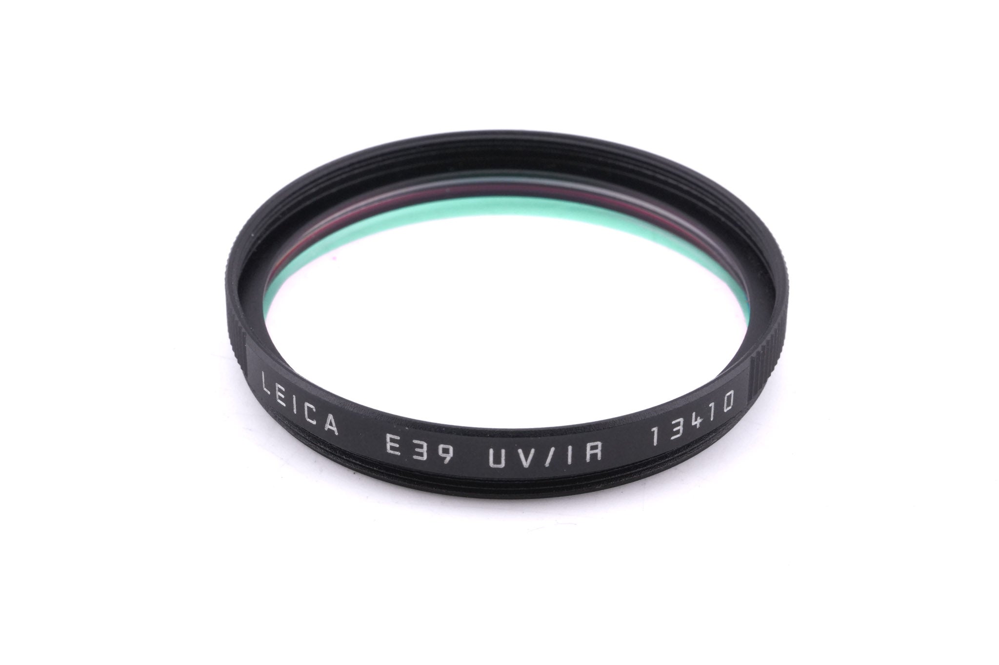 LEICA 13410 UV/IRフィルター E39 ブラック Leica 39mm UV/IR Filter E39 (13410) - Accessory – Kamerastore