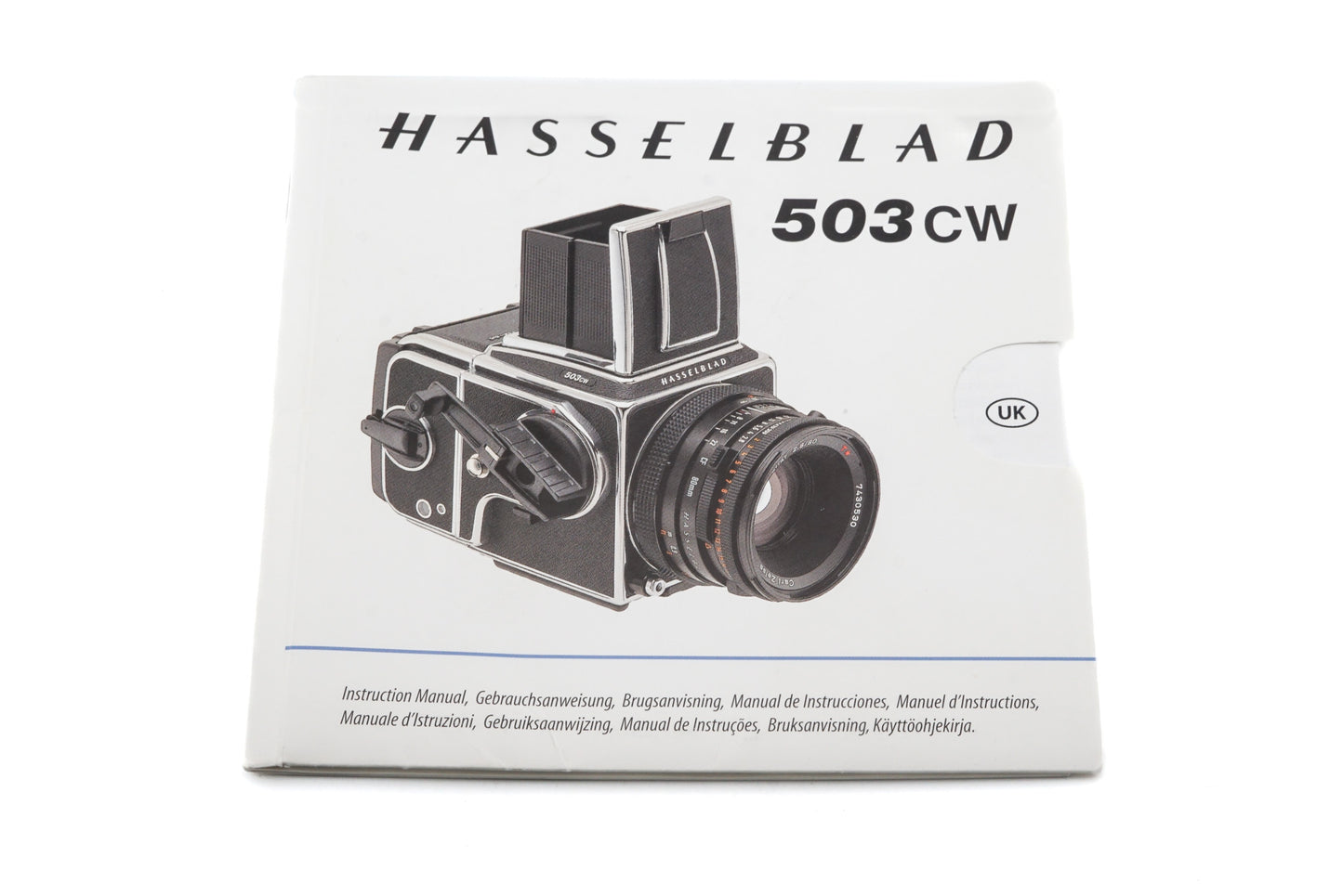 Hasselblad 503CW Instructions - Accessory
