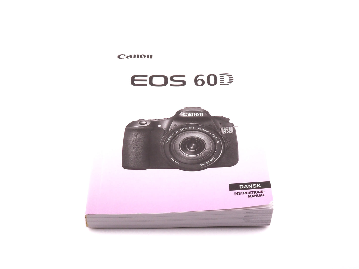 Canon 60D Instructions