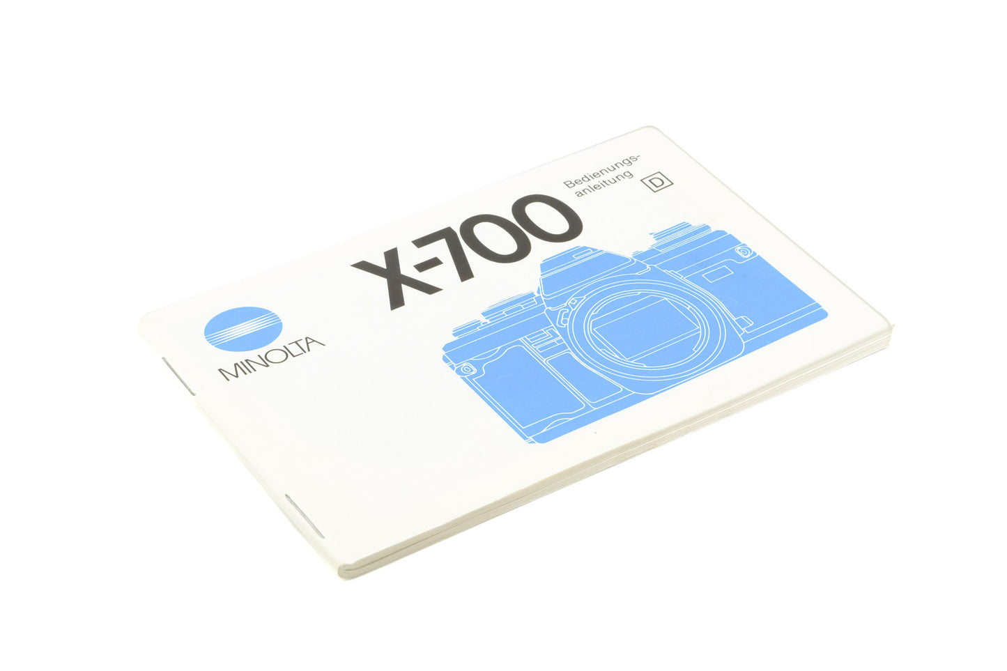 Minolta X-700 Instructions