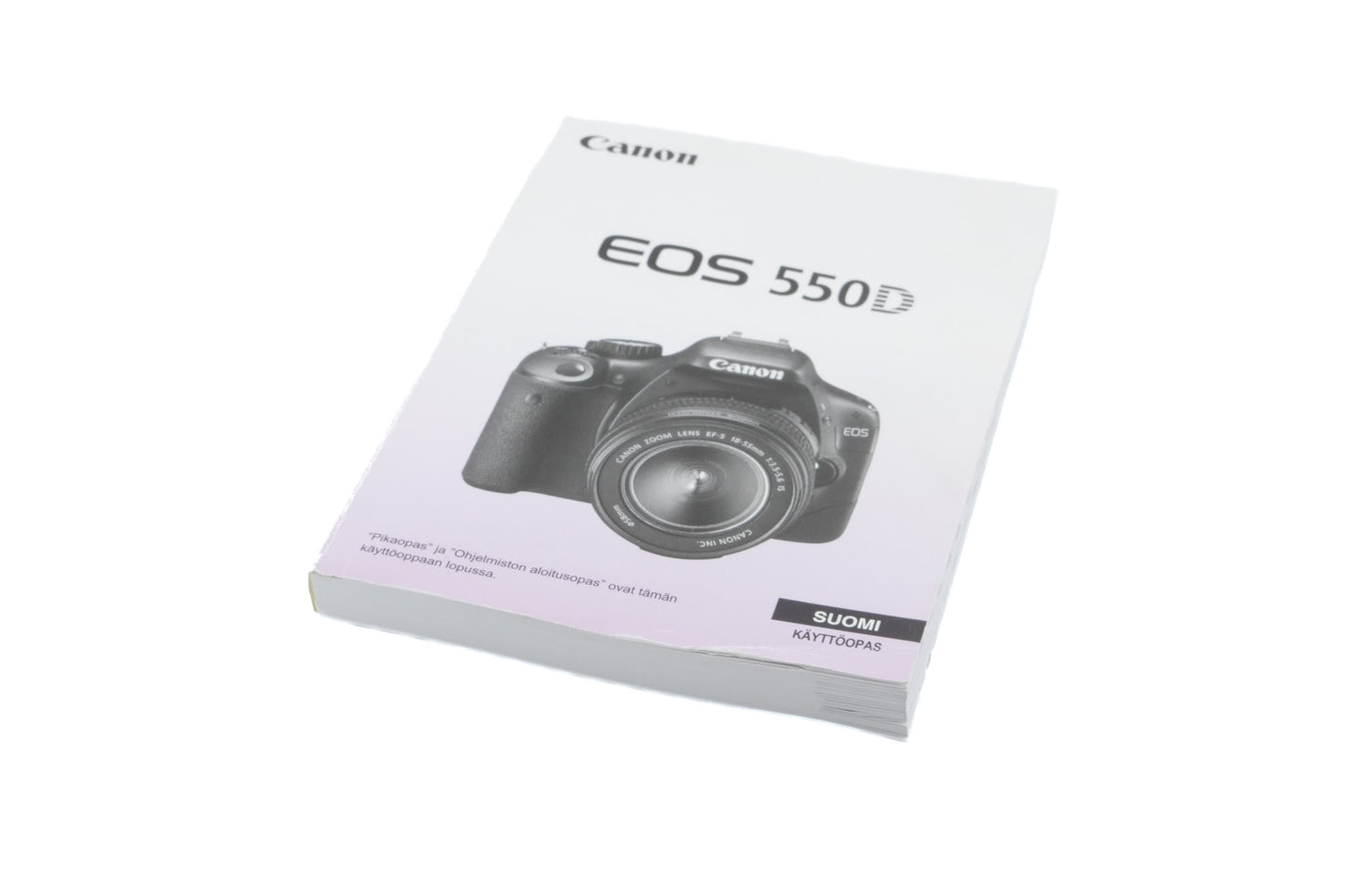 Canon EOS 550D Instructions