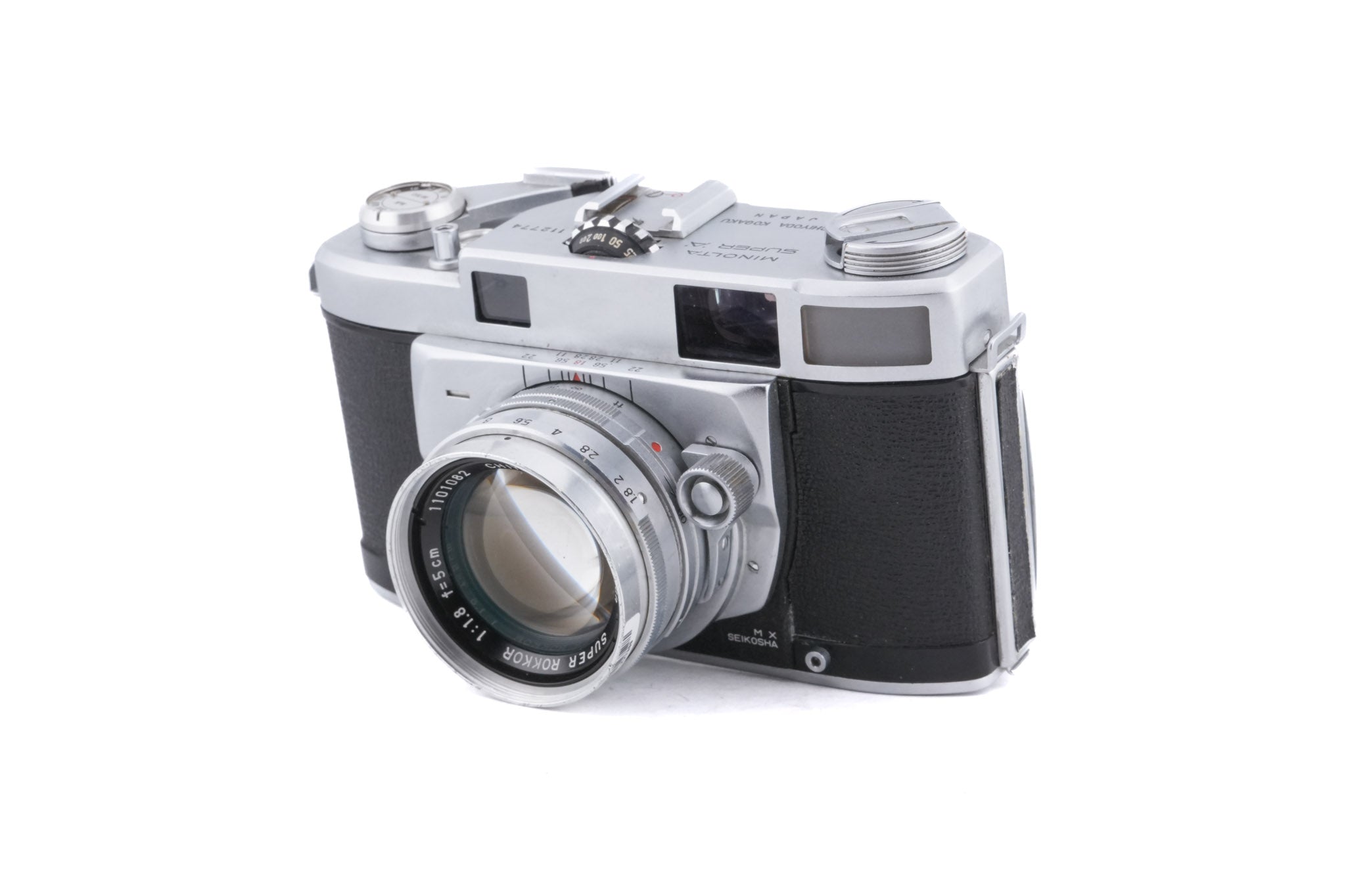 Minolta Super A + 5cm f1.8 Chiyoko Super Rokkor – Kamerastore