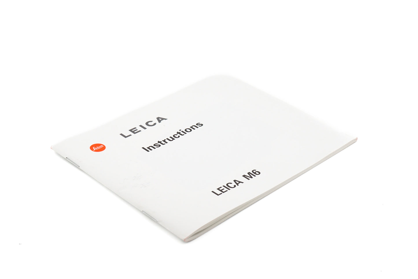 Leica M6 Instructions - Accessory