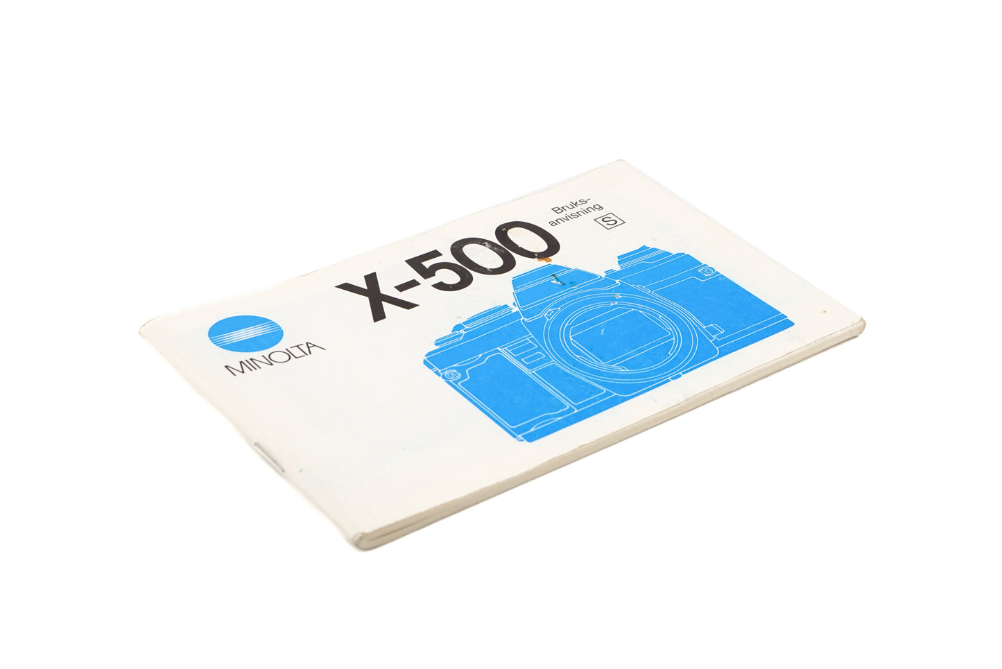 Minolta X-500 Owner's Manual