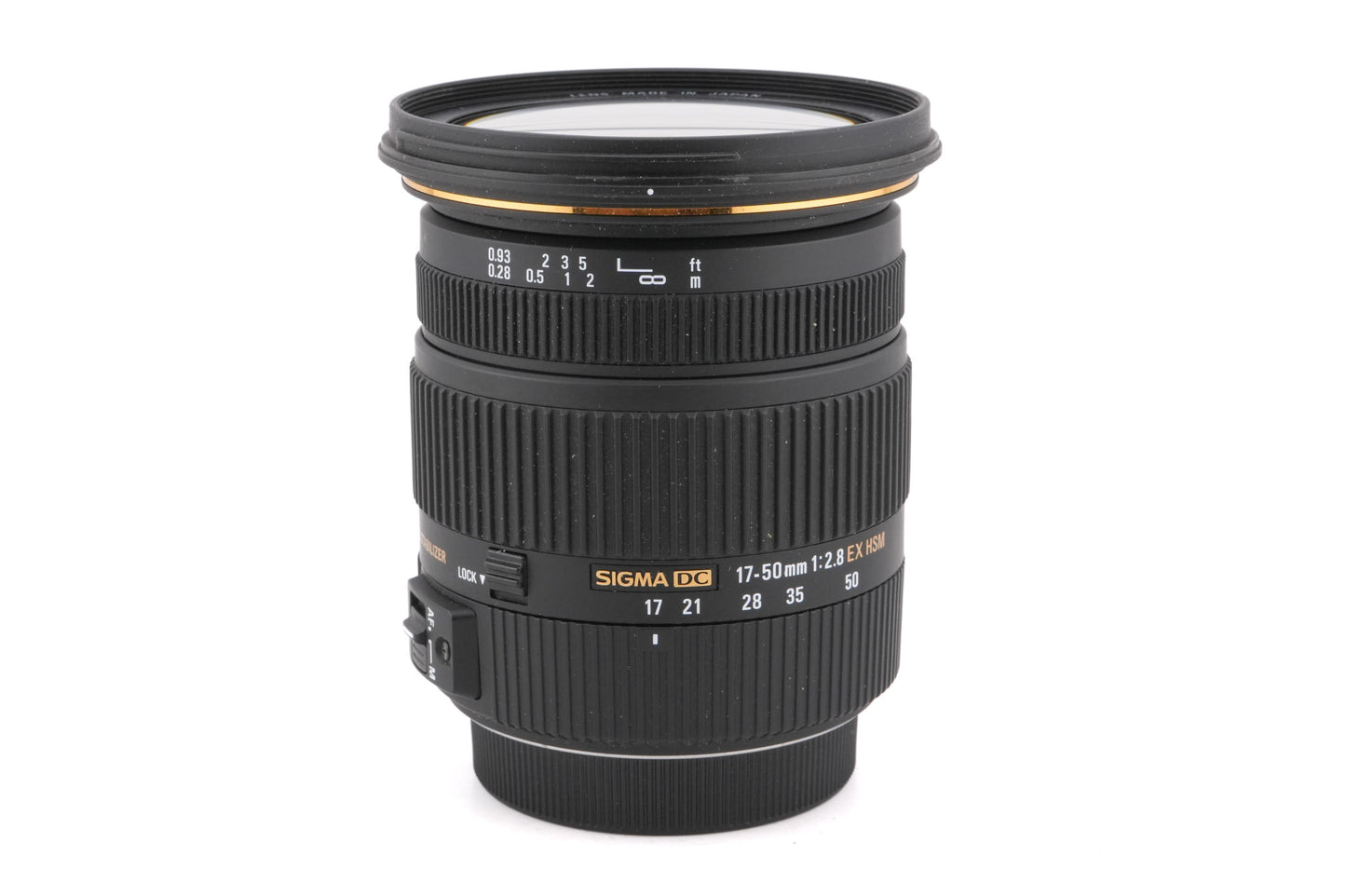Sigma 17-50mm f2.8 EX DC HSM - Lens