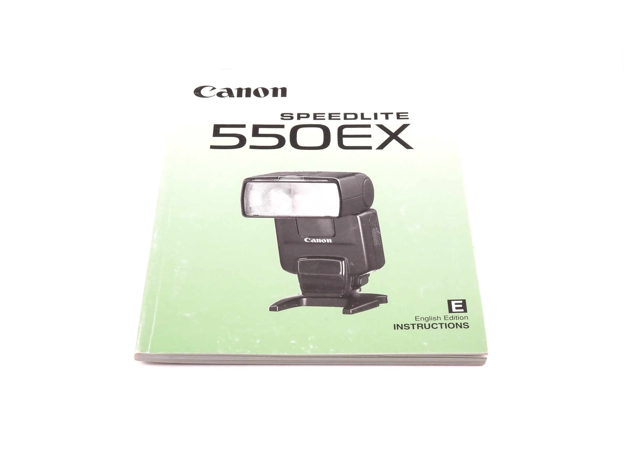 Canon Speedlite 550EX Instructions