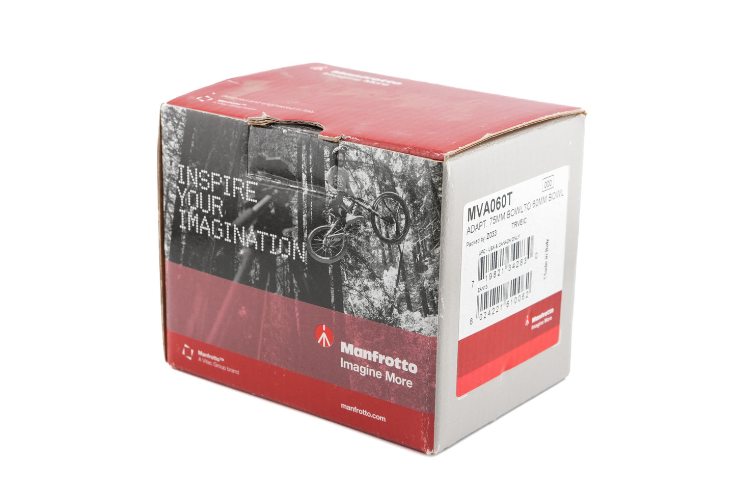 Manfrotto MVA060T 75 - 60 mm Bowl Adapter