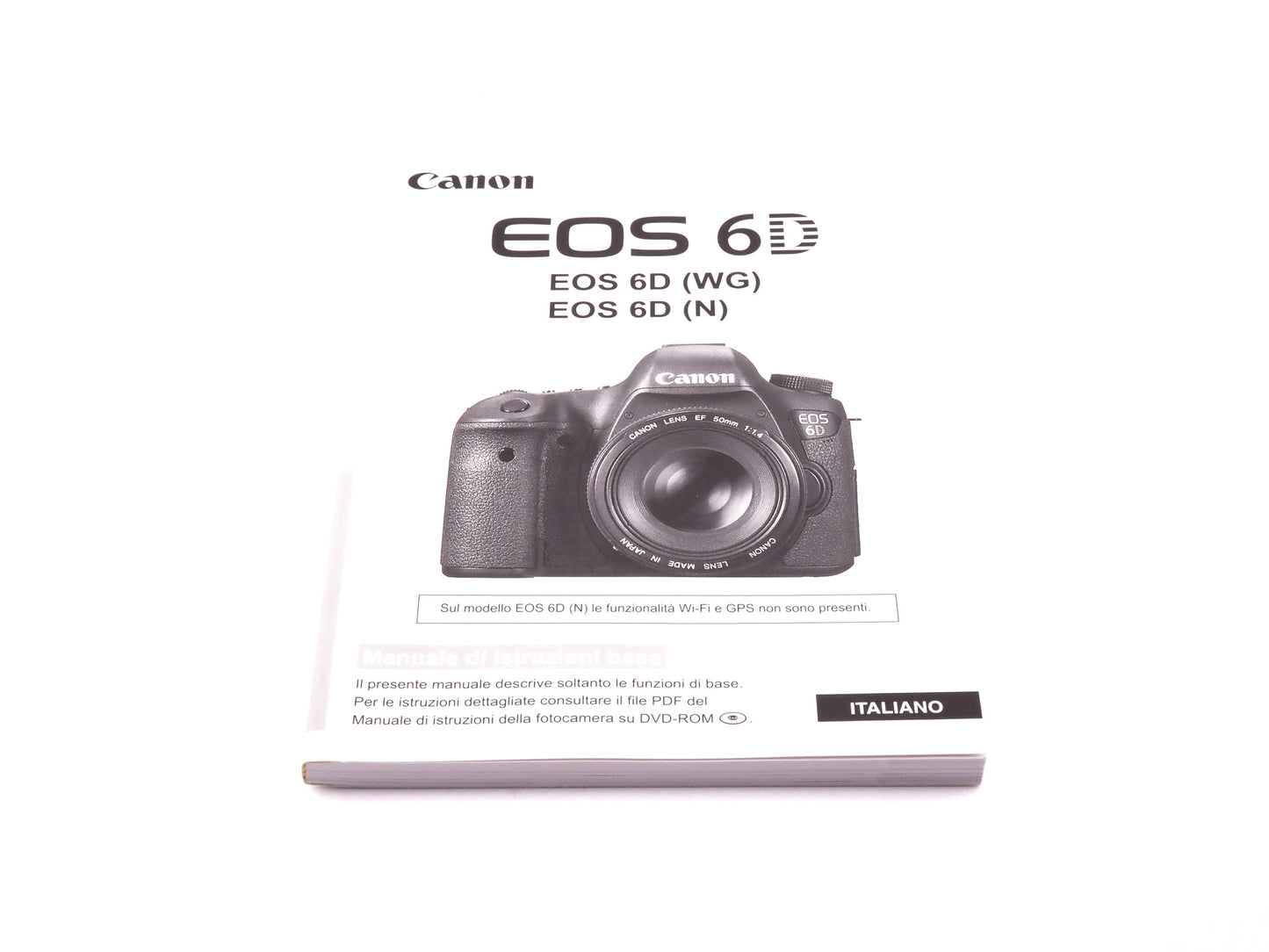 Canon EOS 6D Instructions