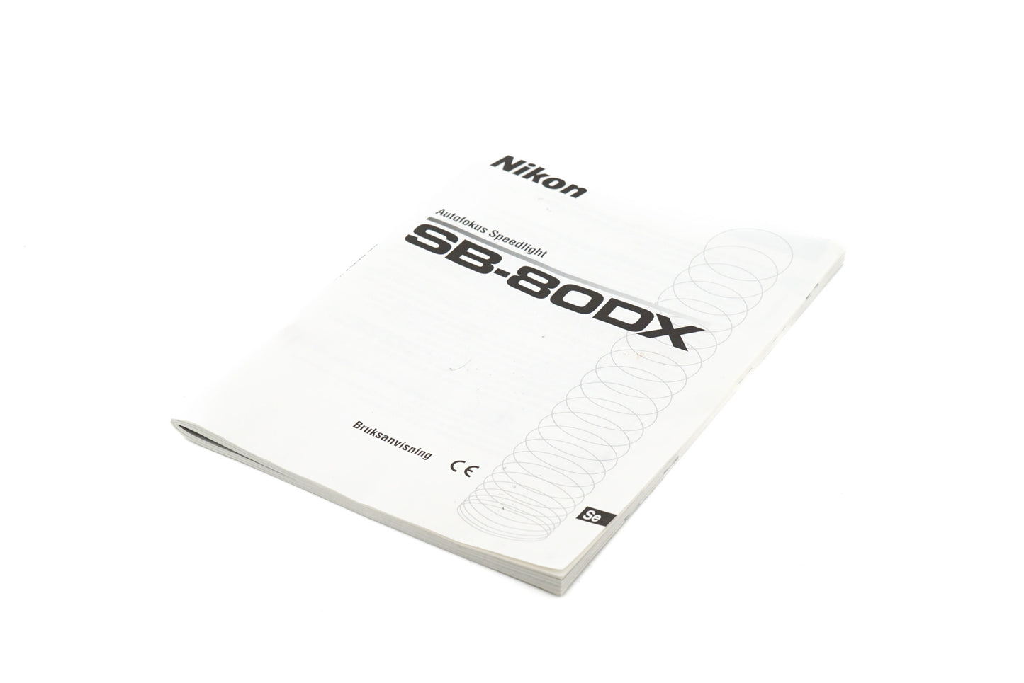 Nikon SB-800DX Instructions