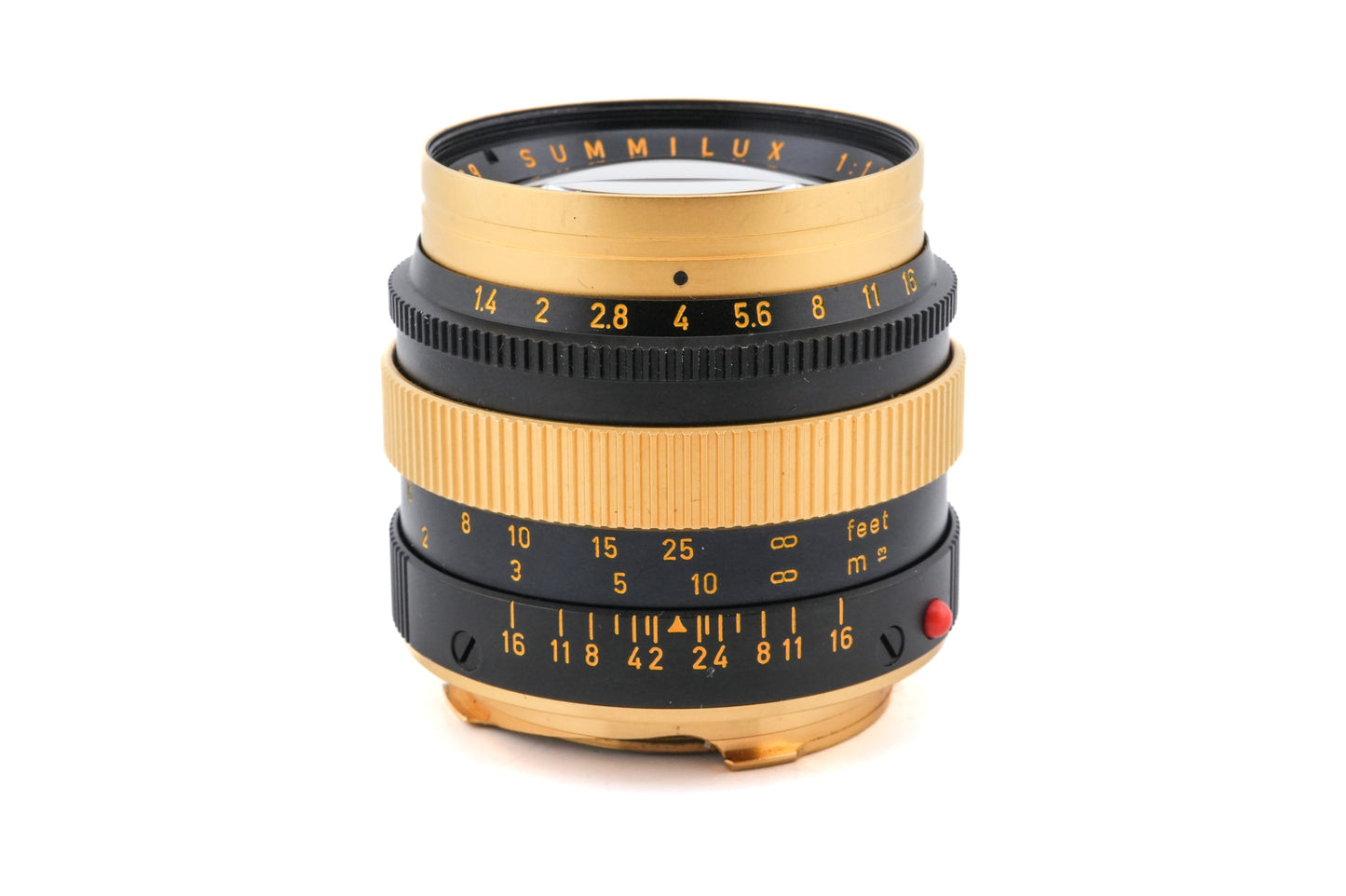 Leica M4-2 (Oskar Barnack Deluxe) (Gold, 10420) + 50mm f1.4 Summilux (Type II) (Oskar Barnack Deluxe) (11100)