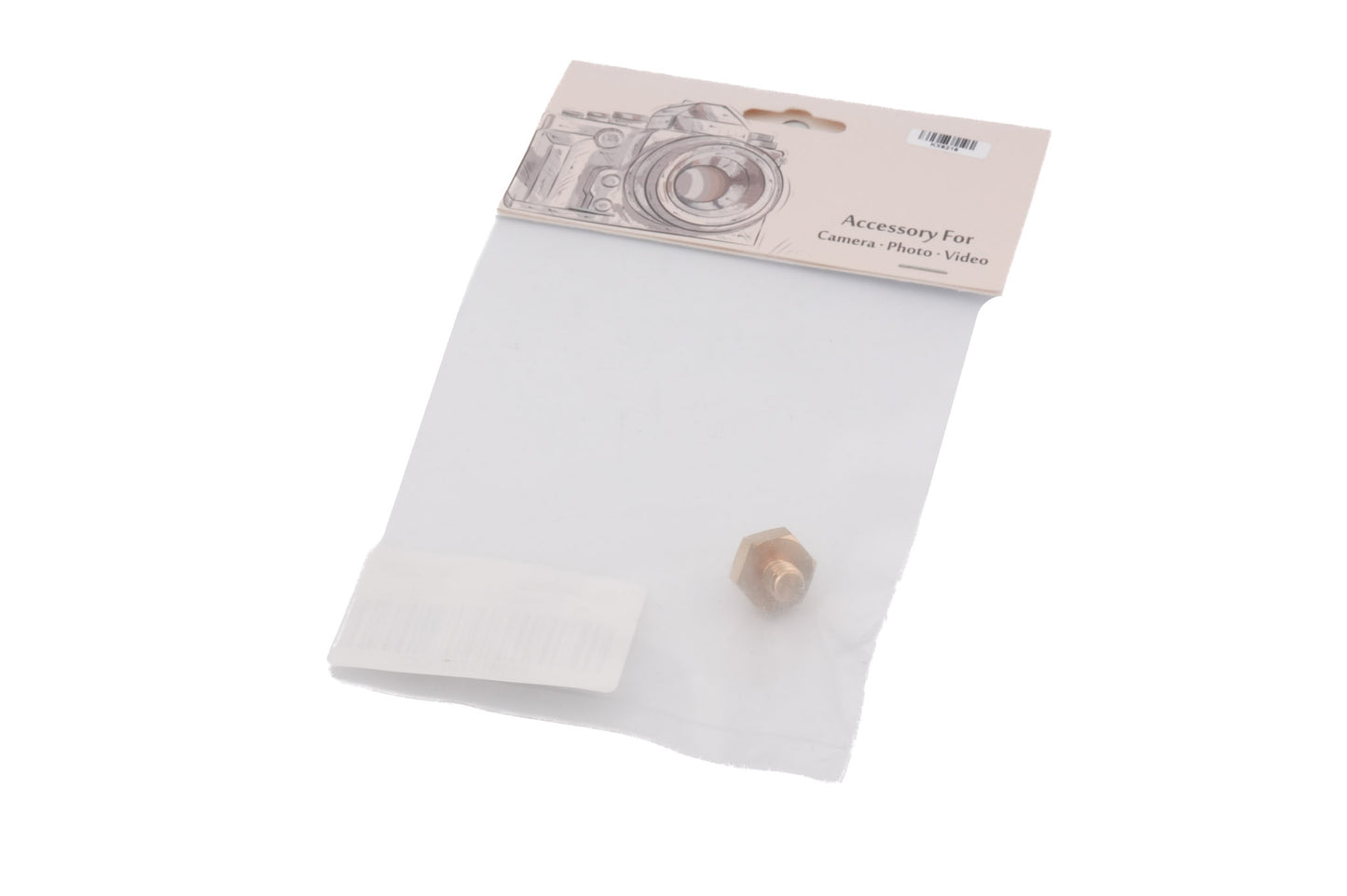 StudioKing 1/4" - 1/4" MC-1060B Male Spigot Adapter