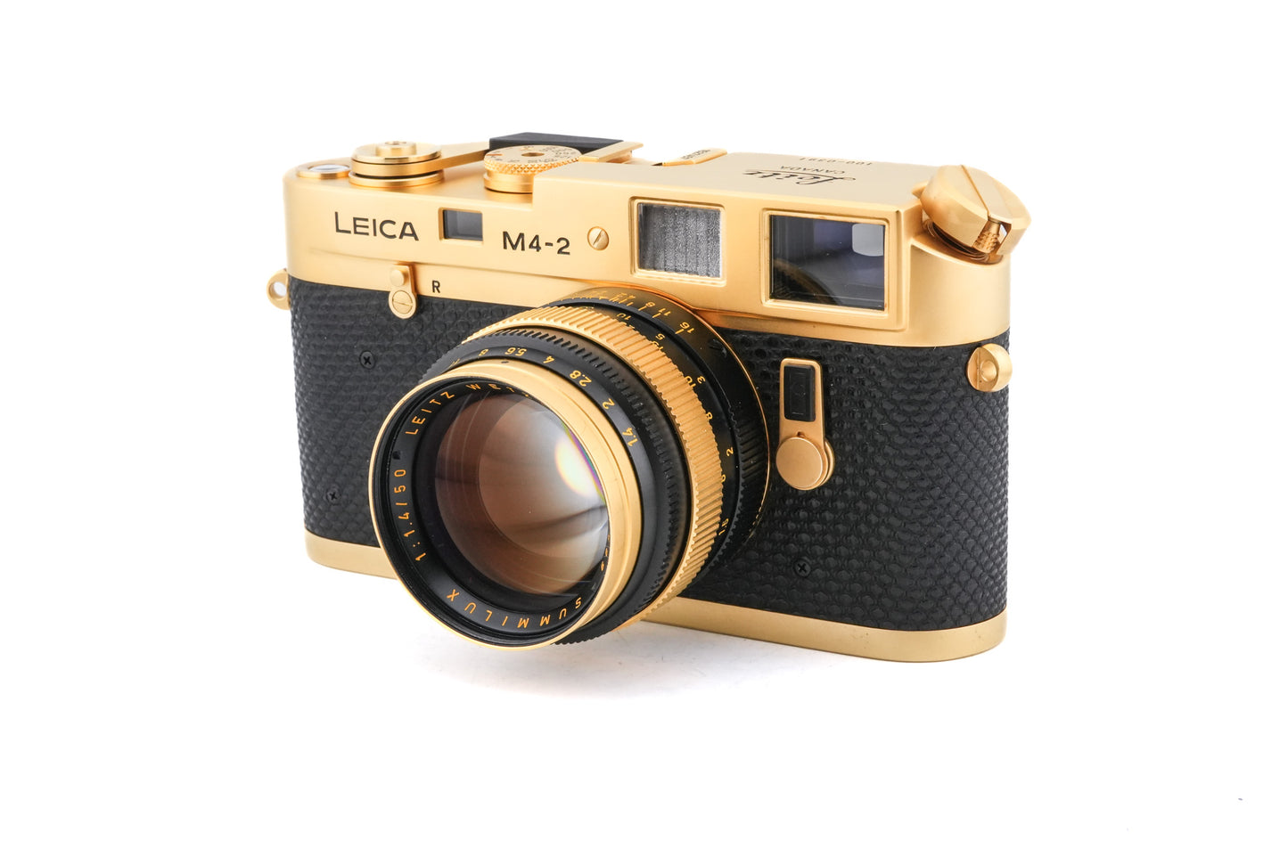 Leica M4-2 (Oskar Barnack Deluxe) (Gold, 10420) - Camera