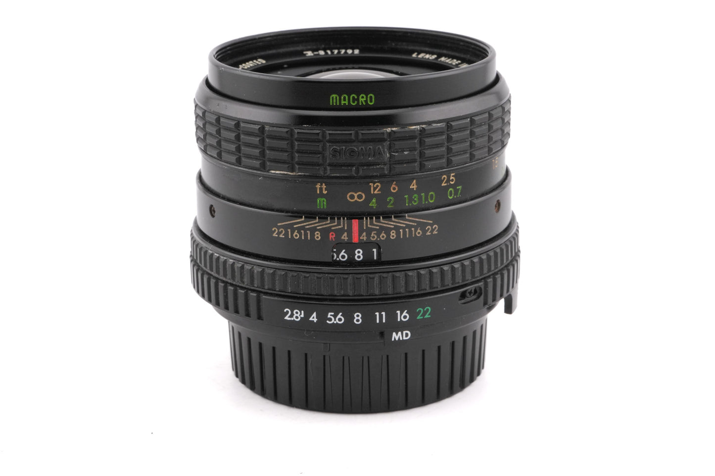 Sigma 28mm f2.8 Mini-Wide II Multi-Coated - Lens