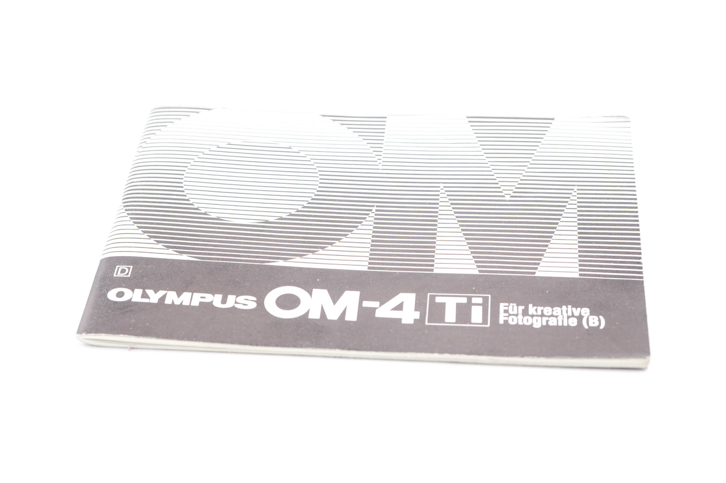 Olympus OM-4 Creative Photography Instructions