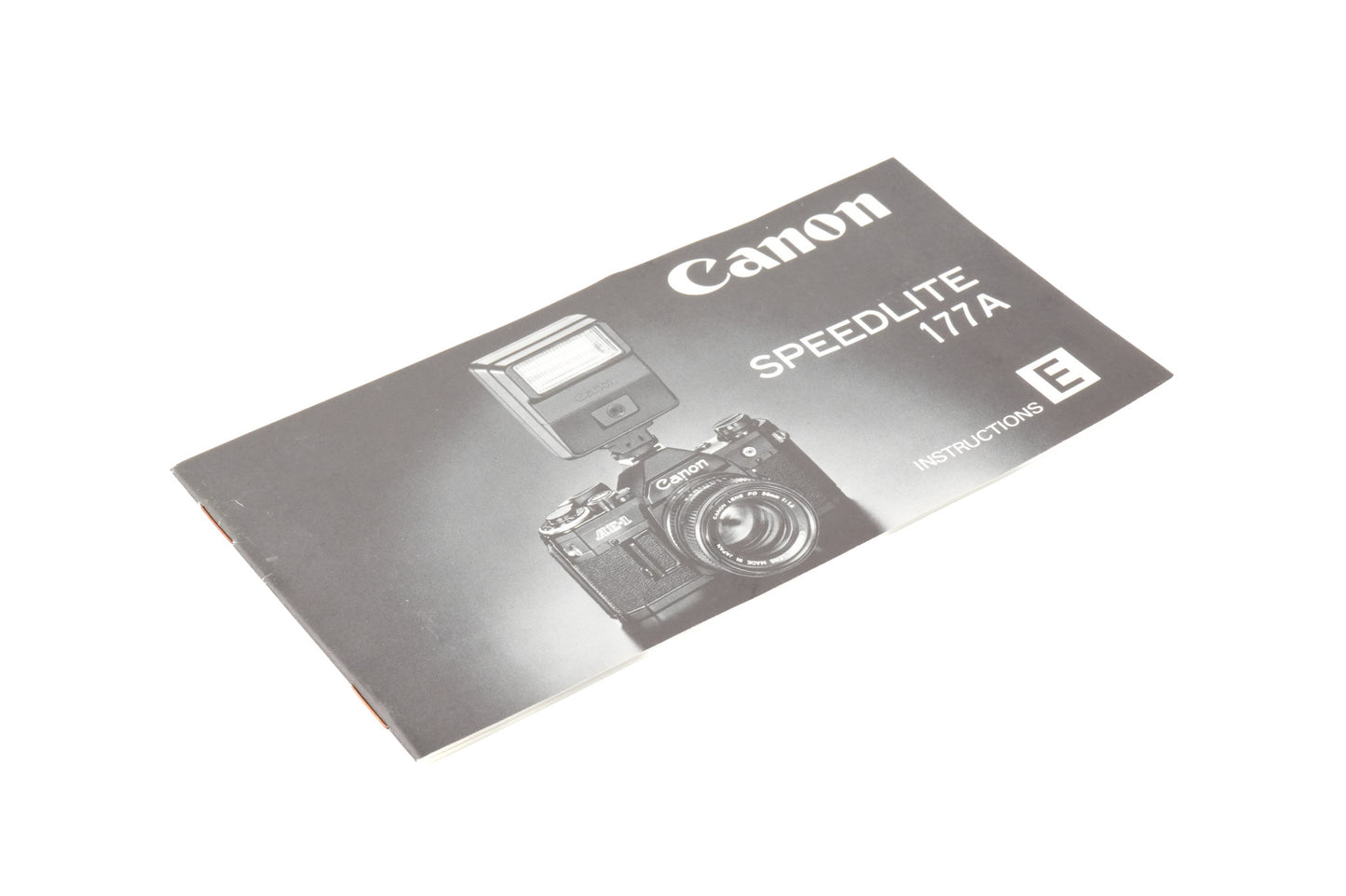 Canon Speedlite 177A Instructions