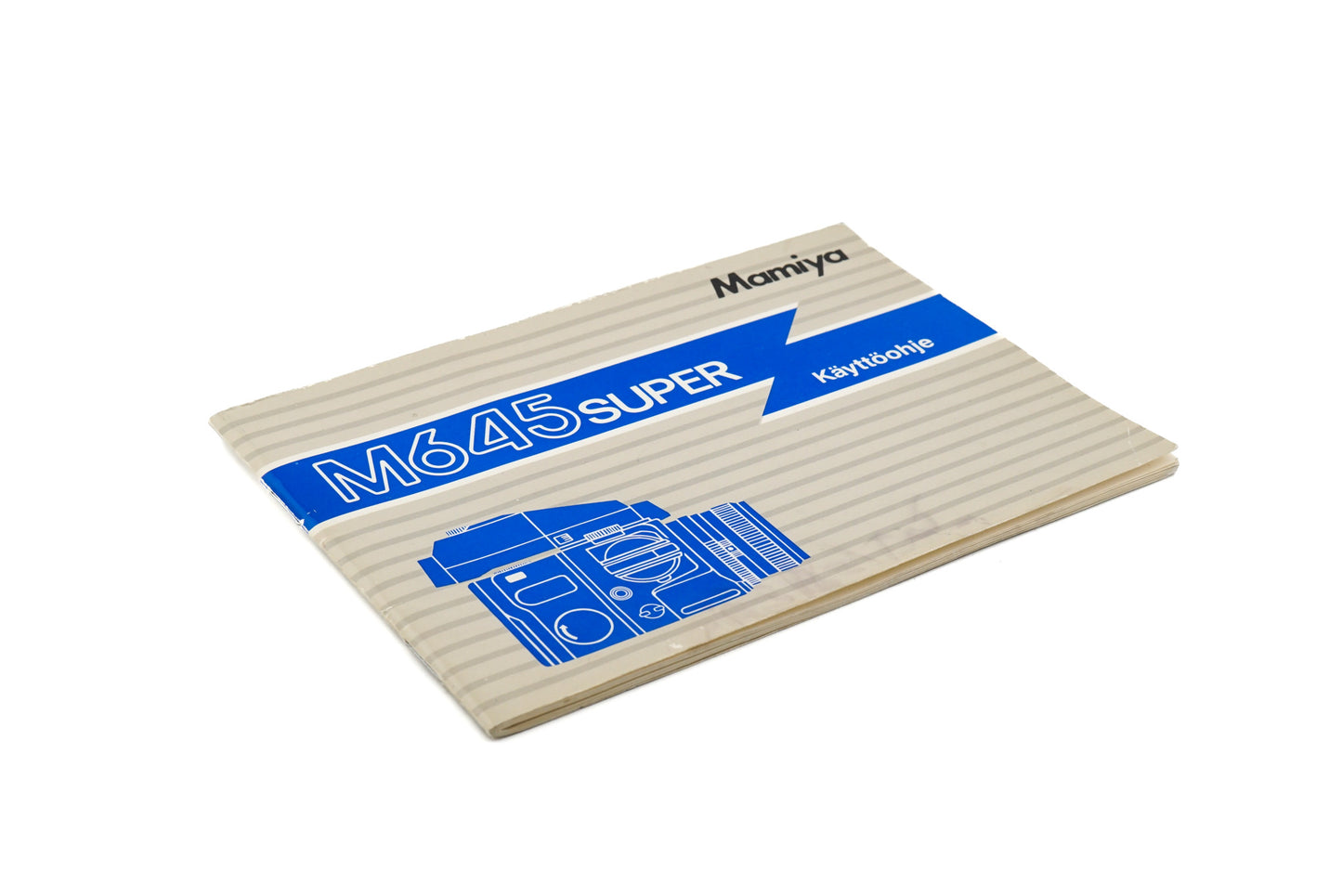 Mamiya M645 Super Instructions