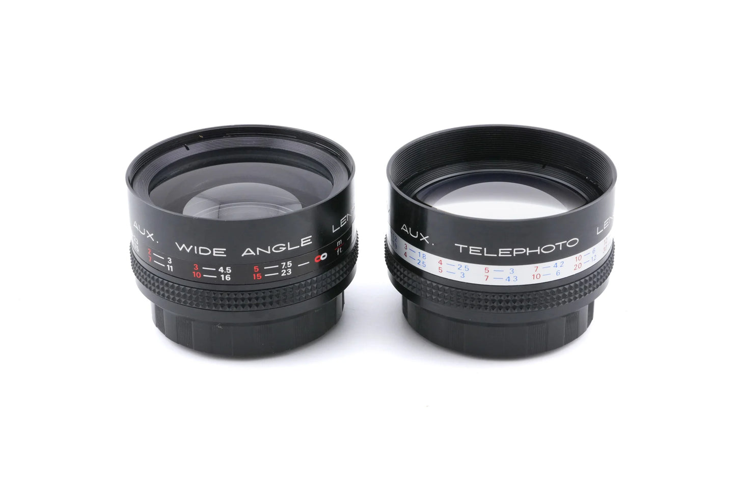 Hitem Series VII Auxiliary Telephoto Lens + Series VII Auxiliary Wide Angle Lens