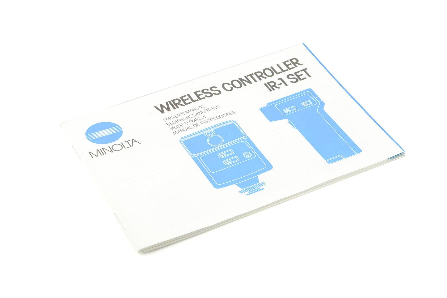 Minolta IR-1 Set Instructions