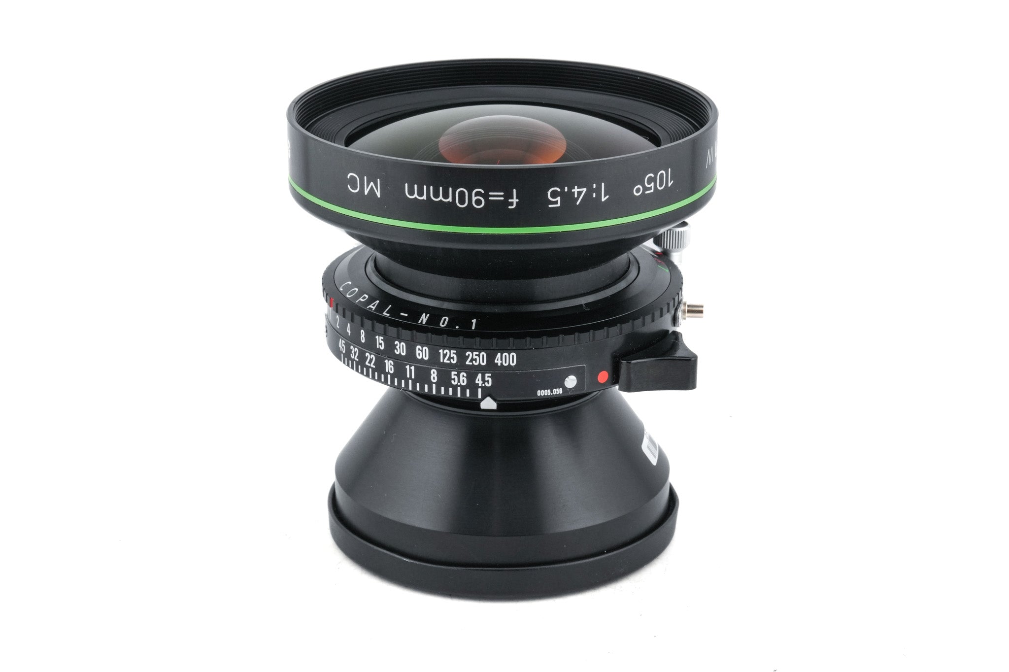 Sinar-Objektiv Sinaron W, 105°, 75 mm, 4.5 für 4x5 -Kamera Sinar-Objektiv Sinaron W, 105°, 75 mm, 4.5 für 4x5 -Kamera