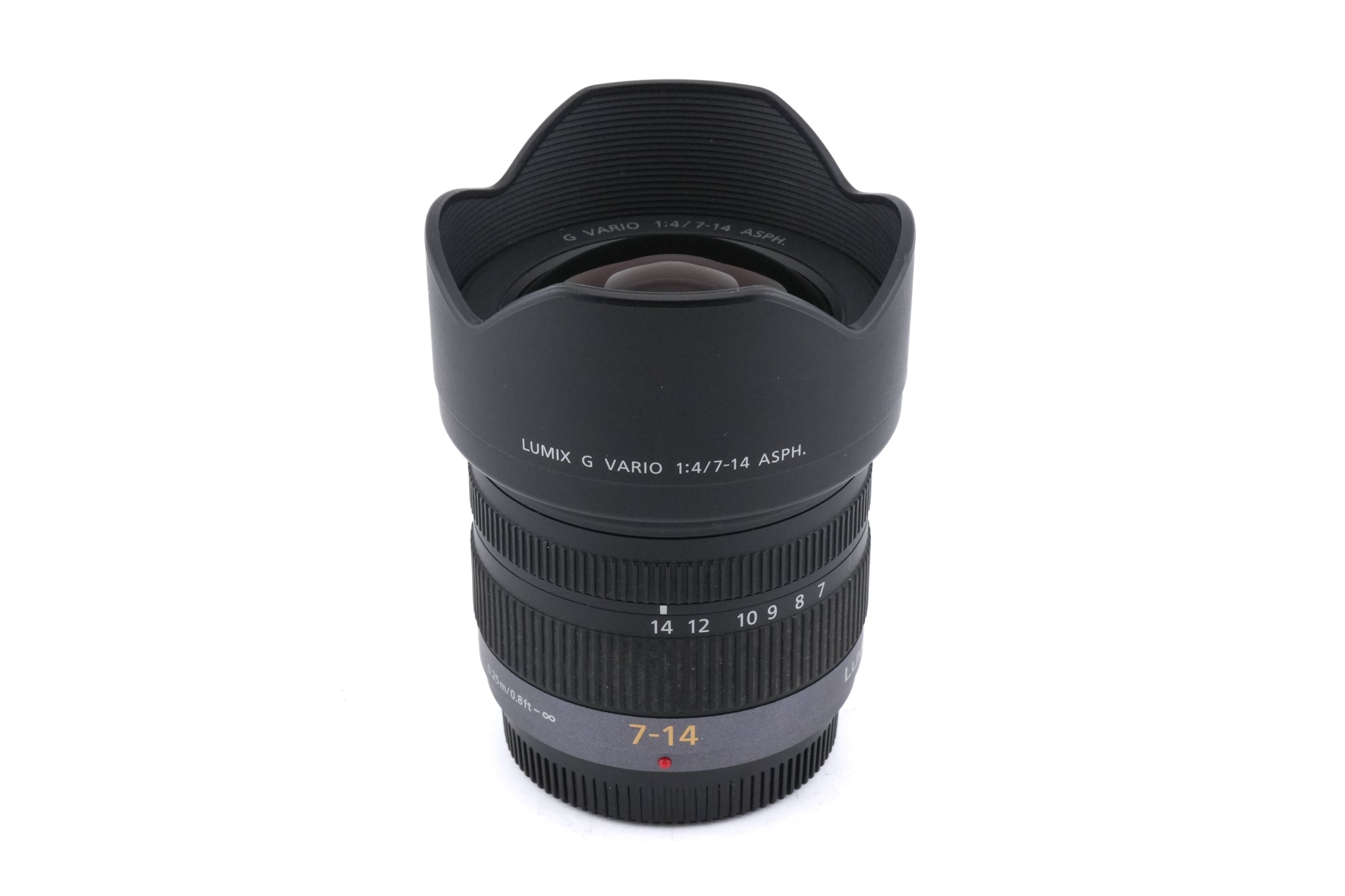 Panasonic 7-14mm f4 Lumix G Vario ASPH. (H-F007014) – Kamerastore