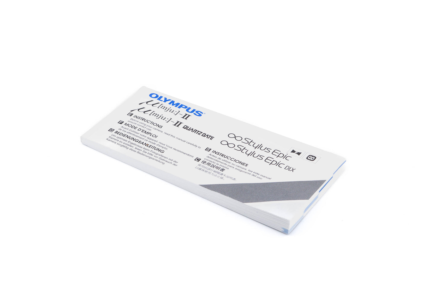 Olympus Mju-II Instructions