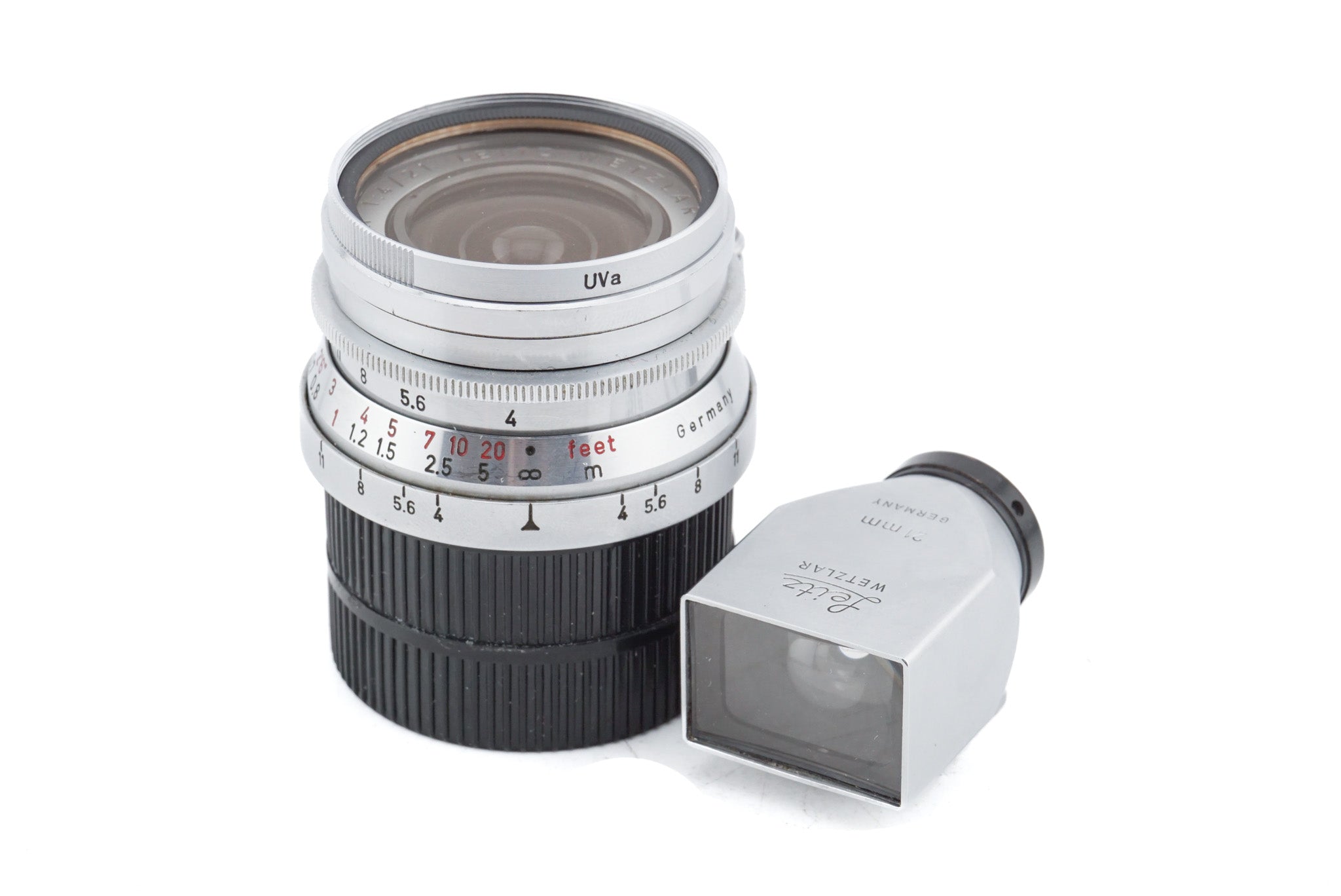 Leica 21mm f4 Super-Angulon + 21mm Optical Viewfinder (SBKOO 