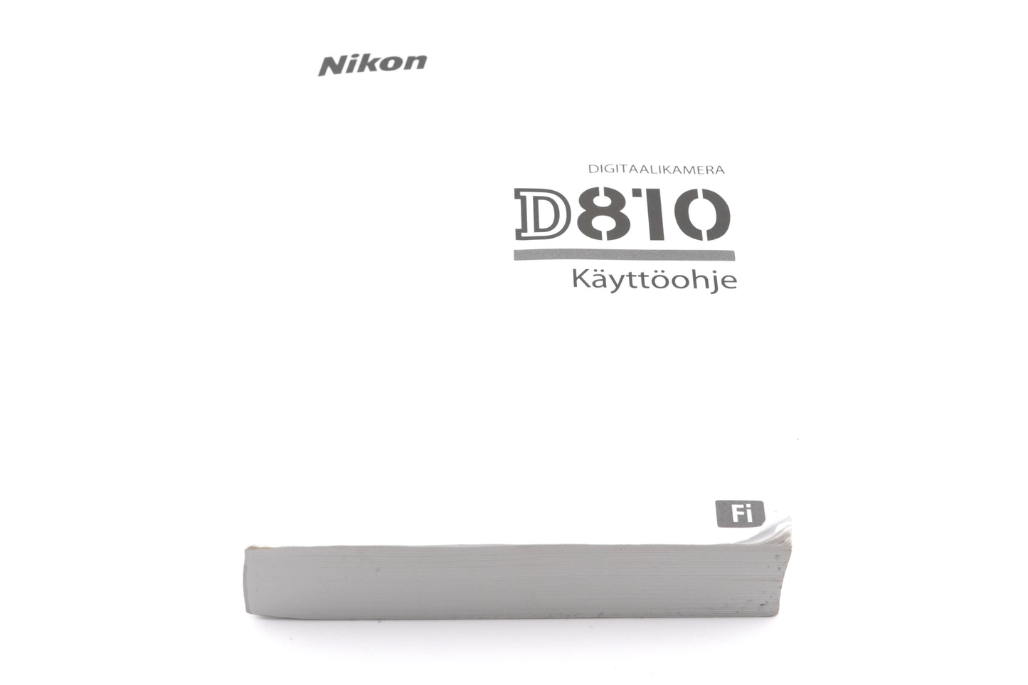 Nikon D810 Instructions - Accessory