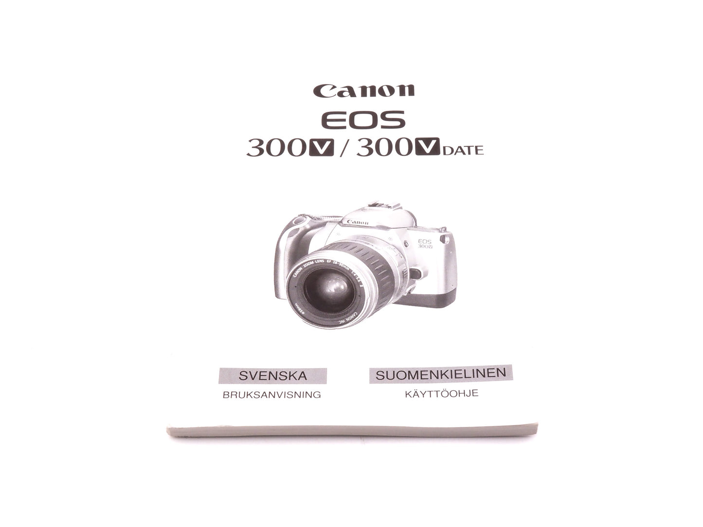 Canon EOS 300V / 300V Date Instruction Manual