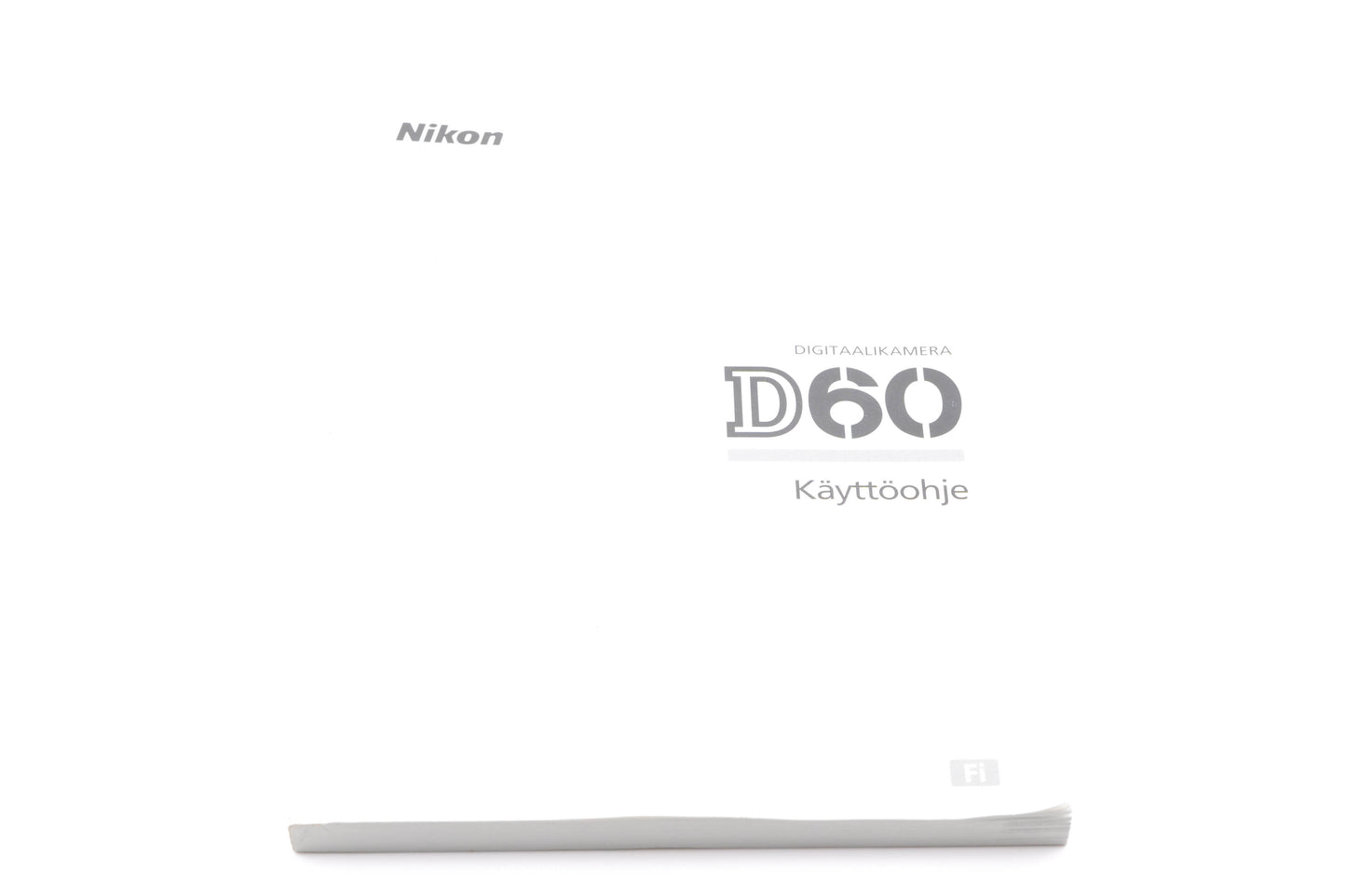 Nikon D60 Instruction Manual