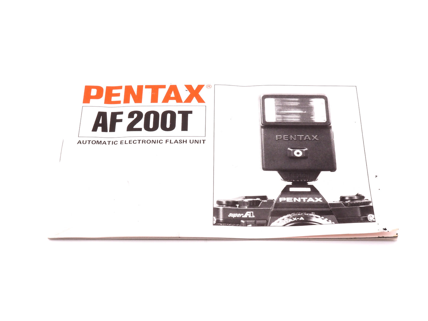 Pentax AF200T Instructions