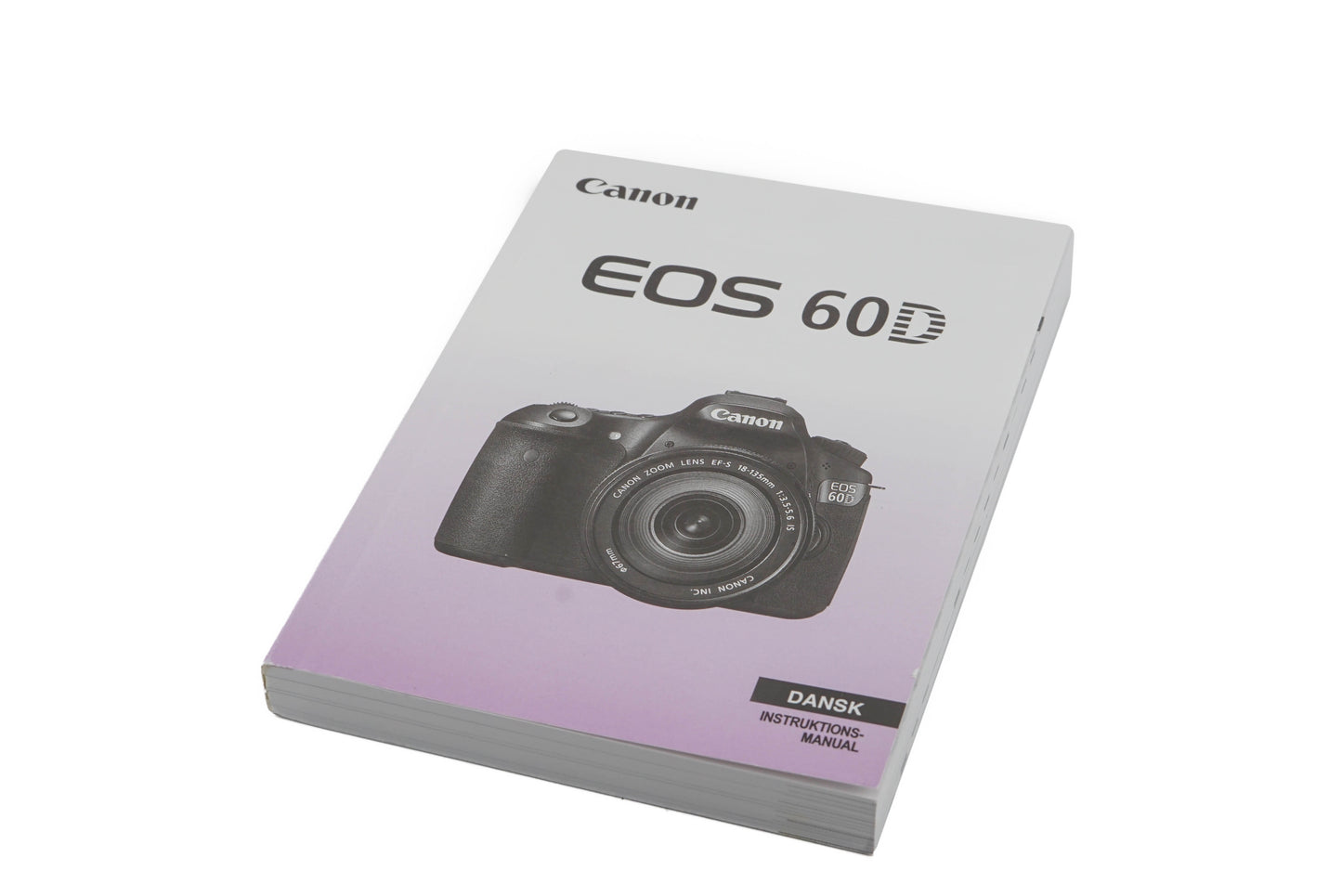 Canon 60D Instructions
