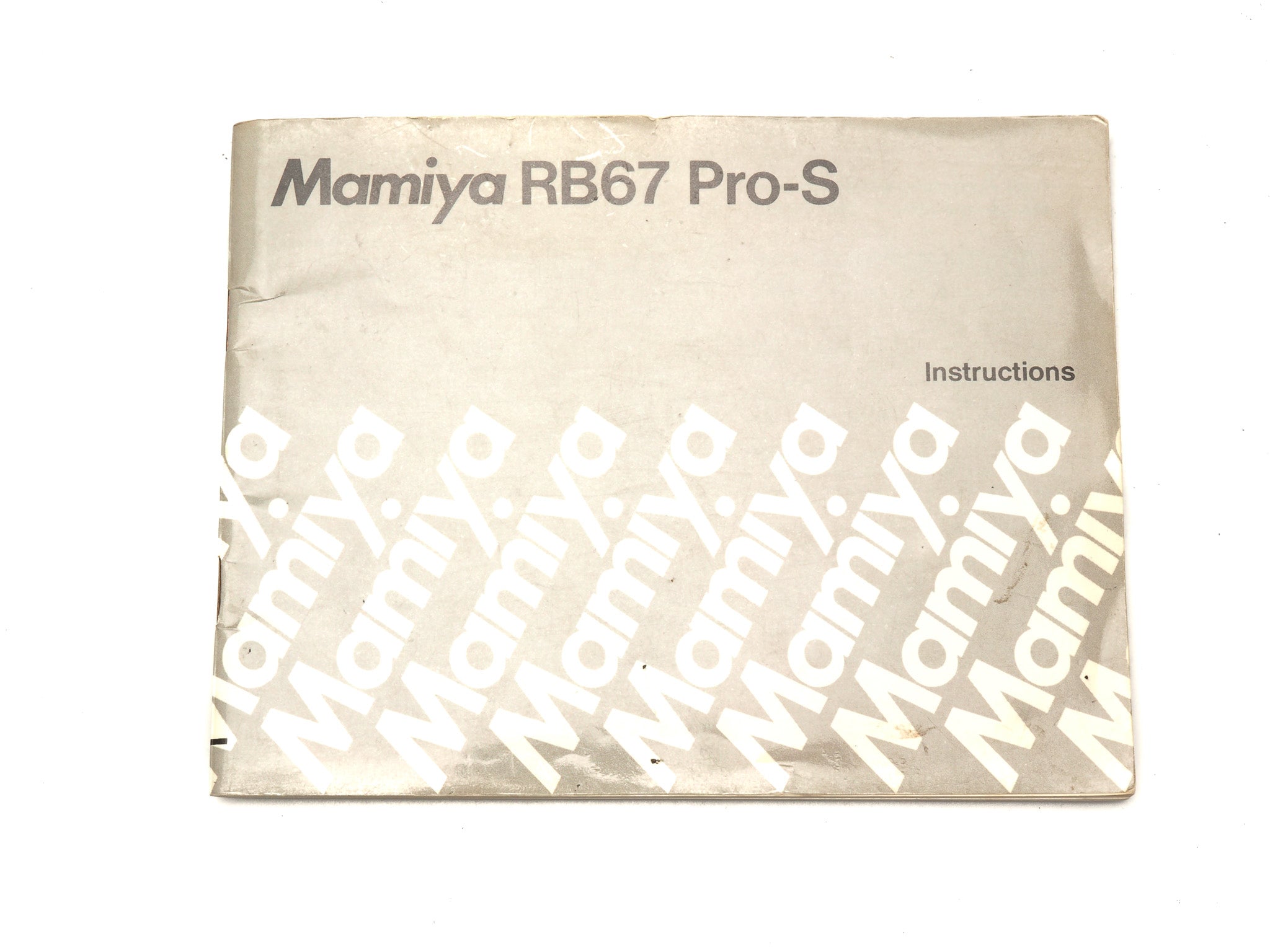 Mamiya RB67 Pro-S Instructions